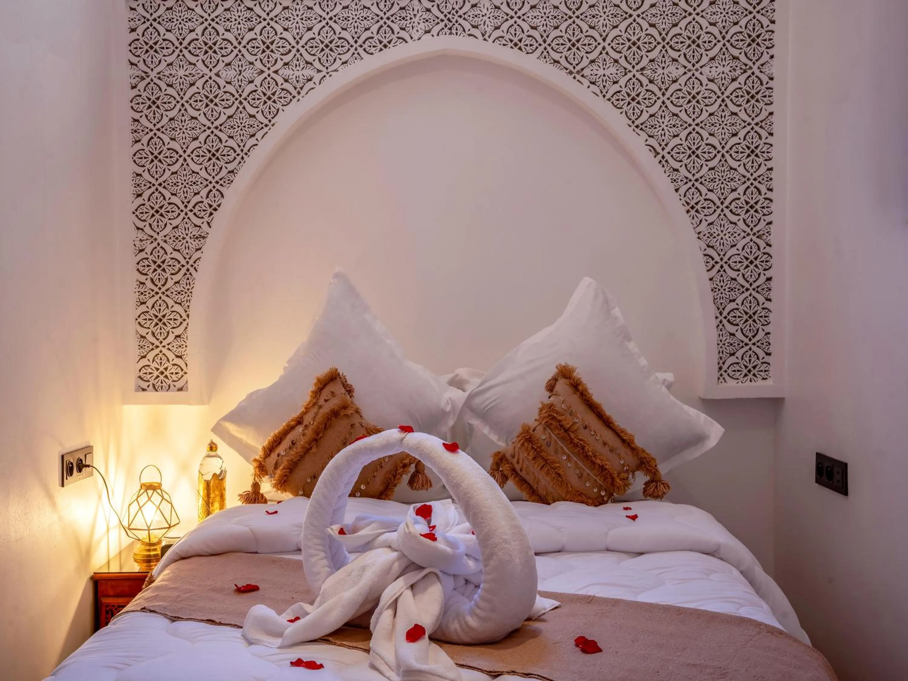 Bed in Riad Le Nid De Fatima