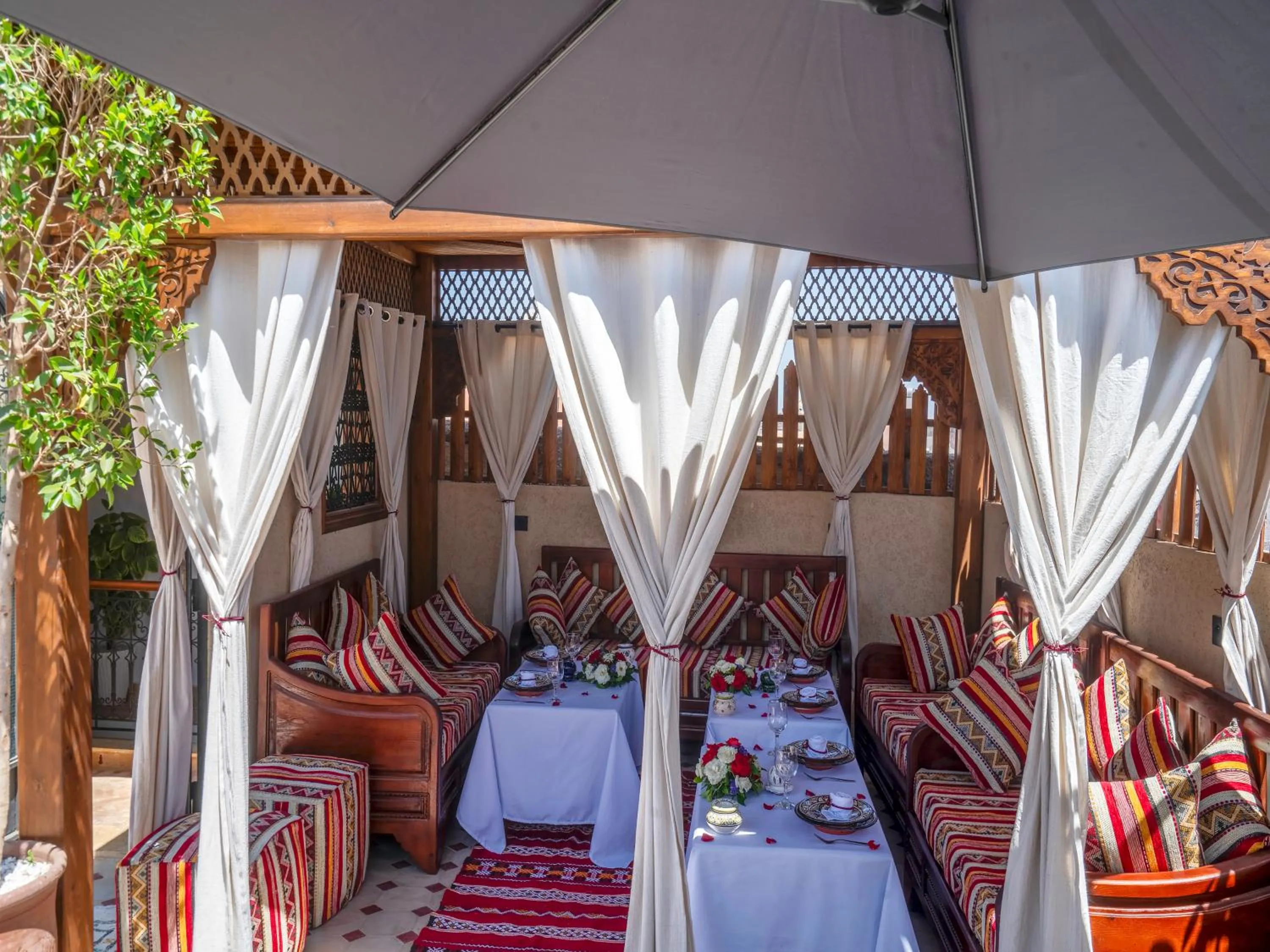 Patio in Riad Le Nid De Fatima