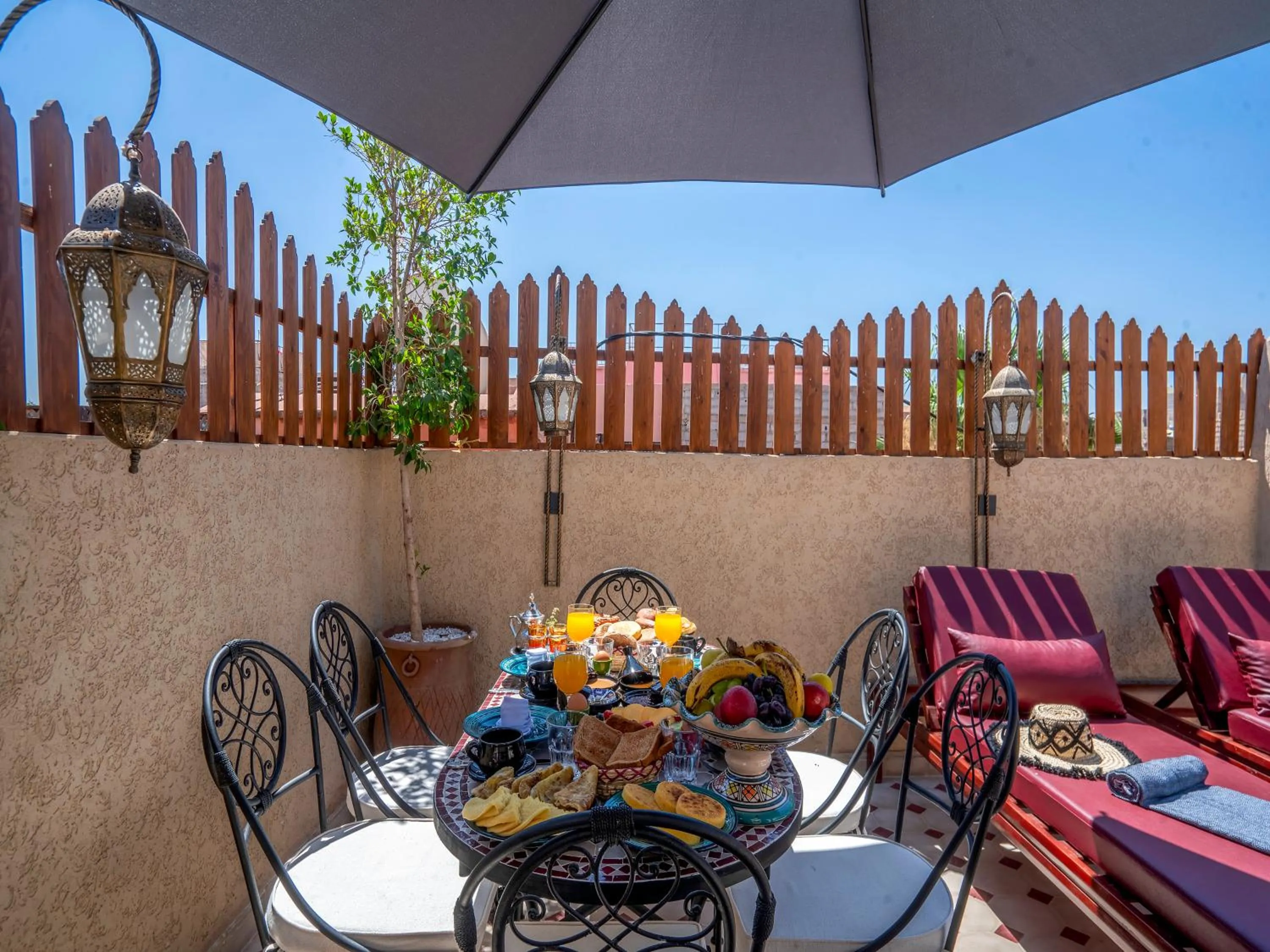 Patio in Riad Le Nid De Fatima