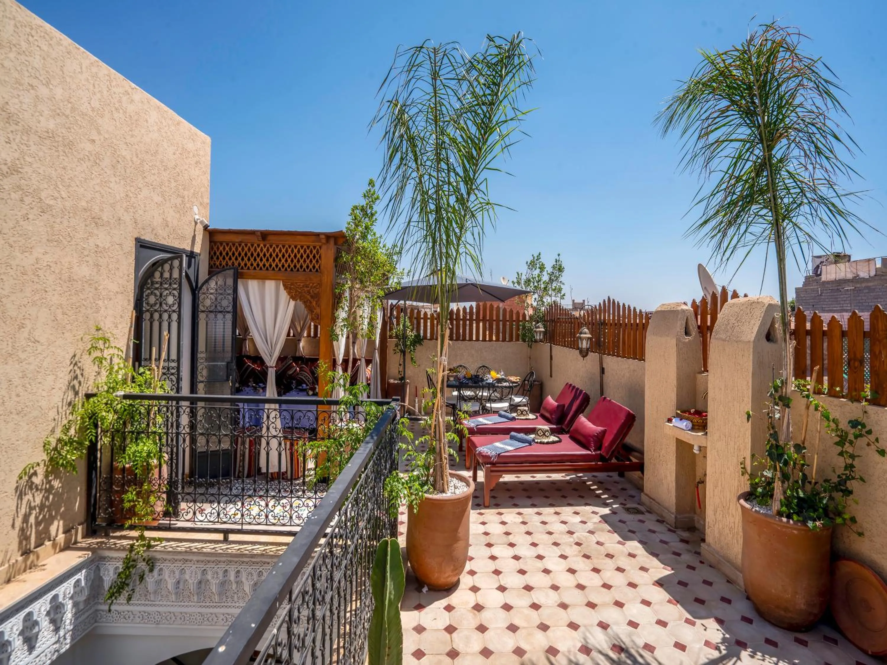 Patio in Riad Le Nid De Fatima