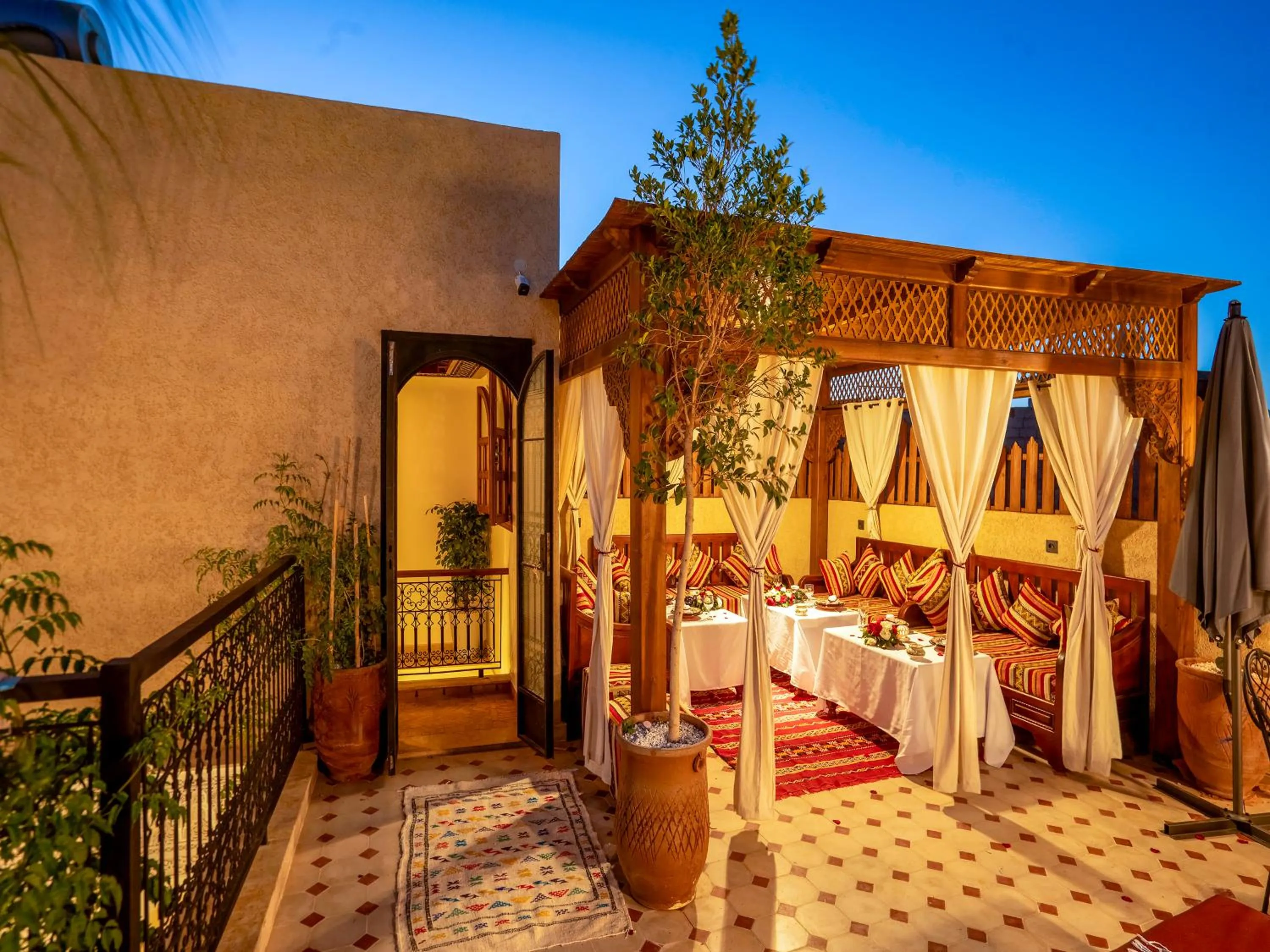 Patio in Riad Le Nid De Fatima