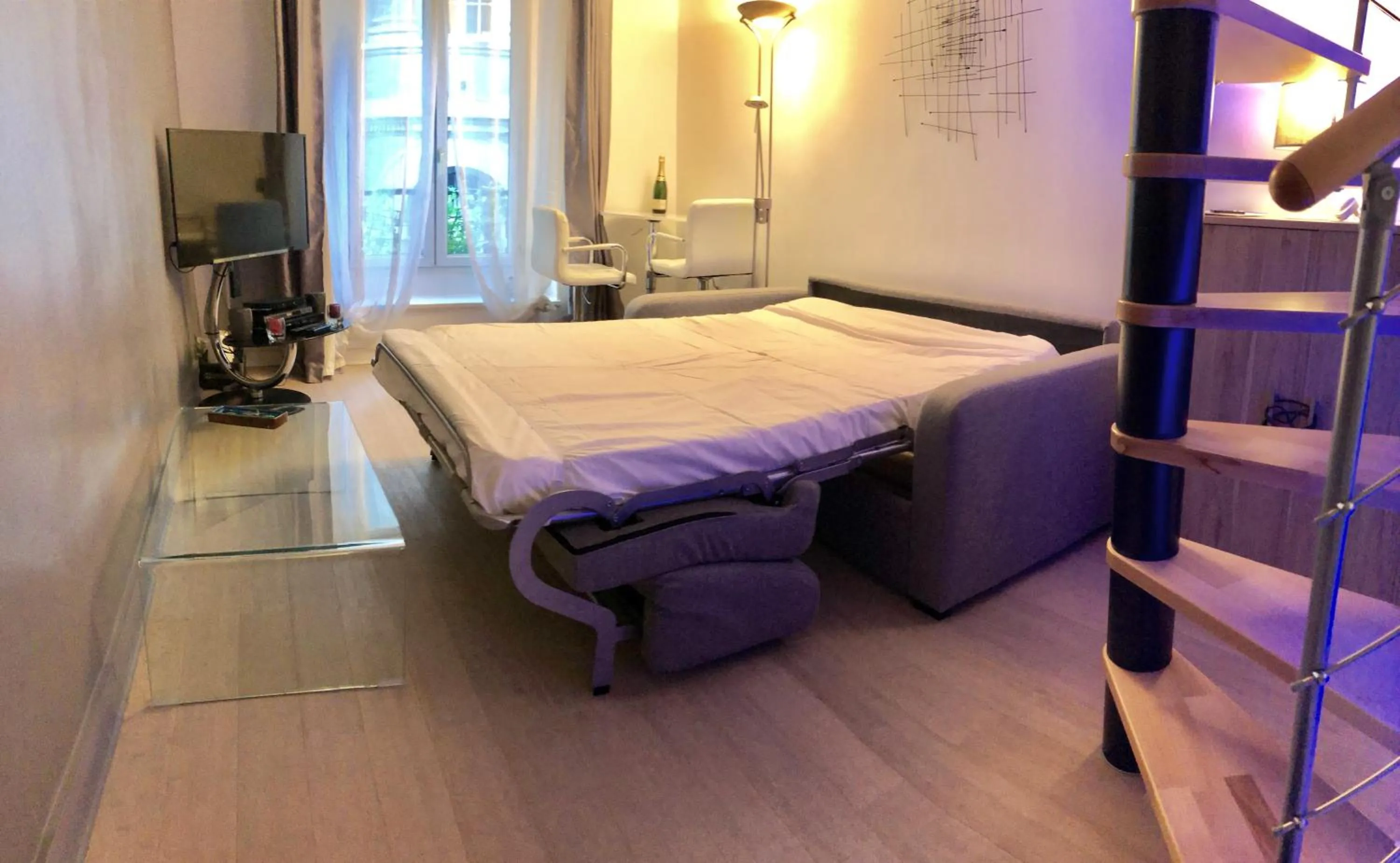 Bed in Apartment Duplex Paris