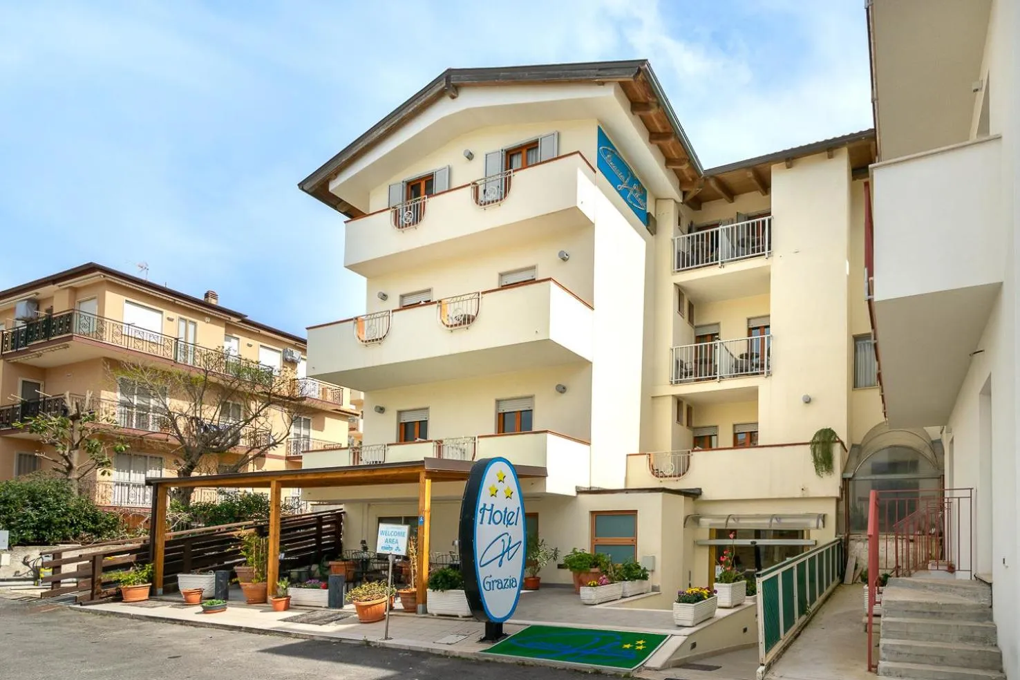 Property building in Grazia Hotel