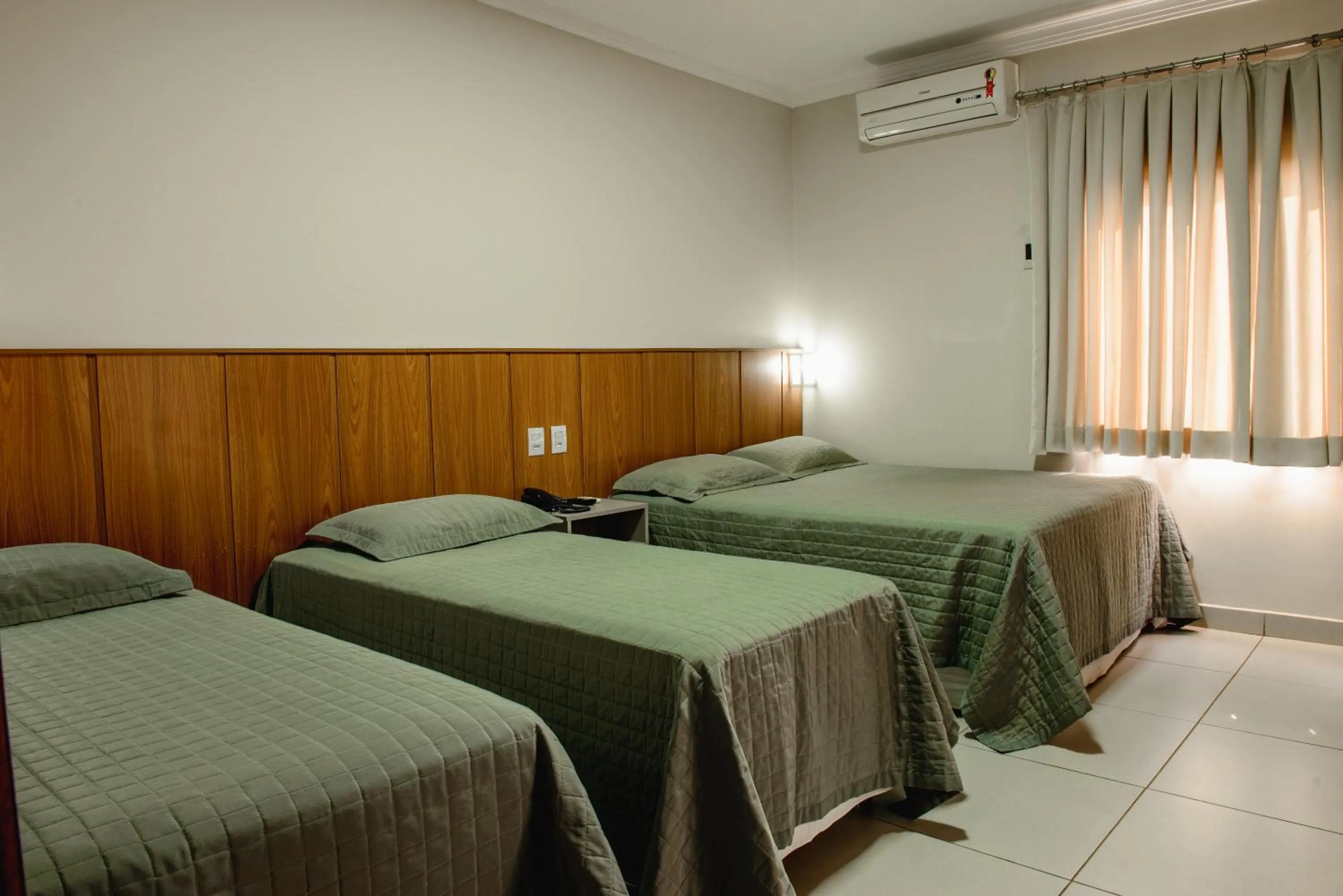 Bed in Hotel Trevo Cascavel