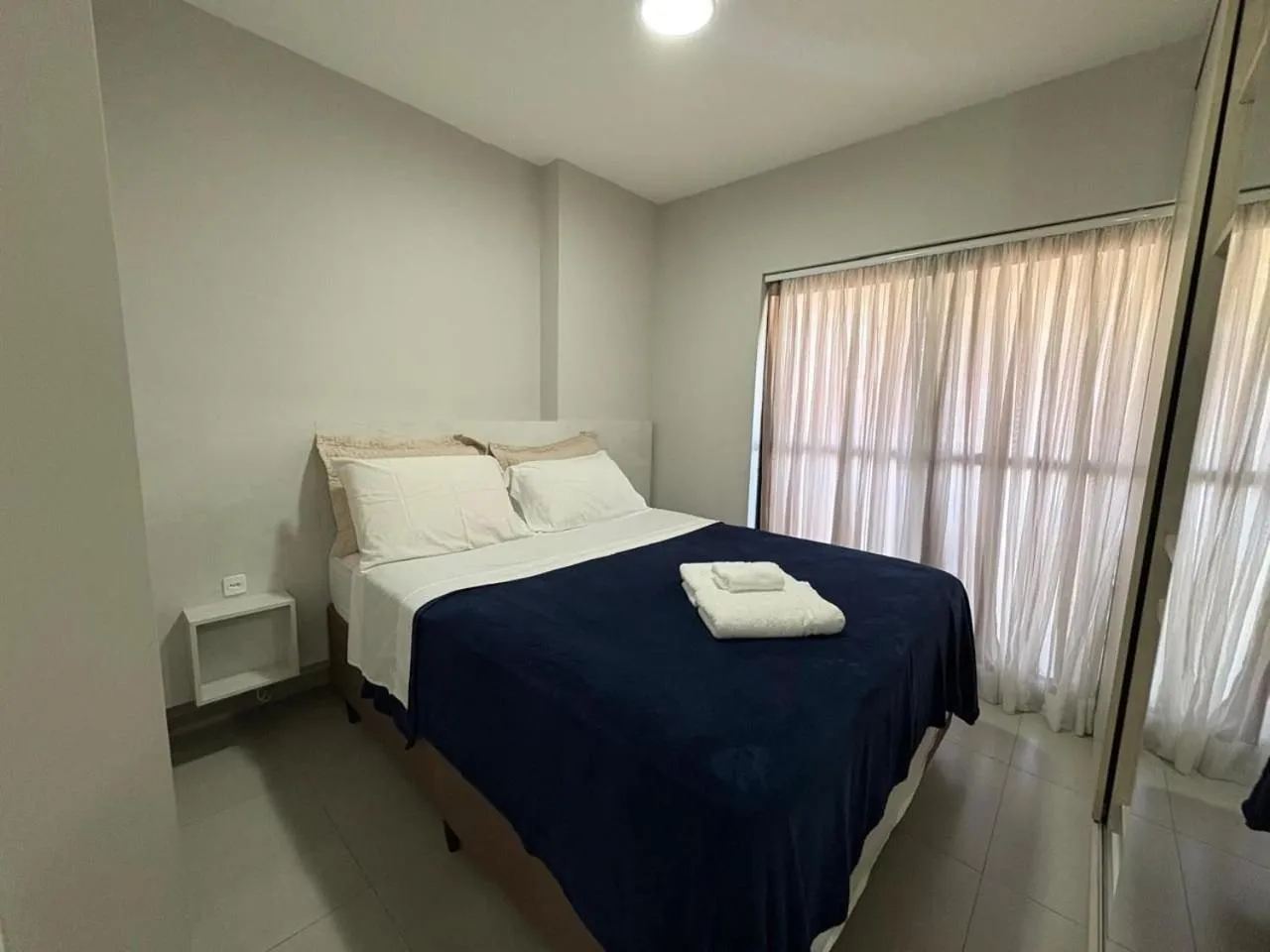 Bed in Apto em frente ao shopping com piscina aquecida