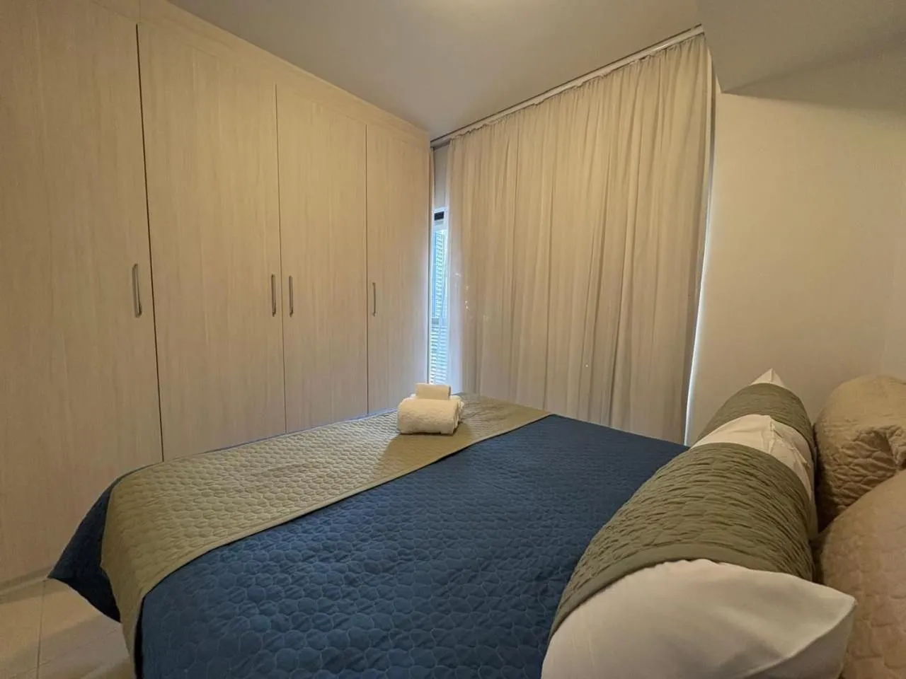 Bed in Apto em frente ao shopping com piscina aquecida