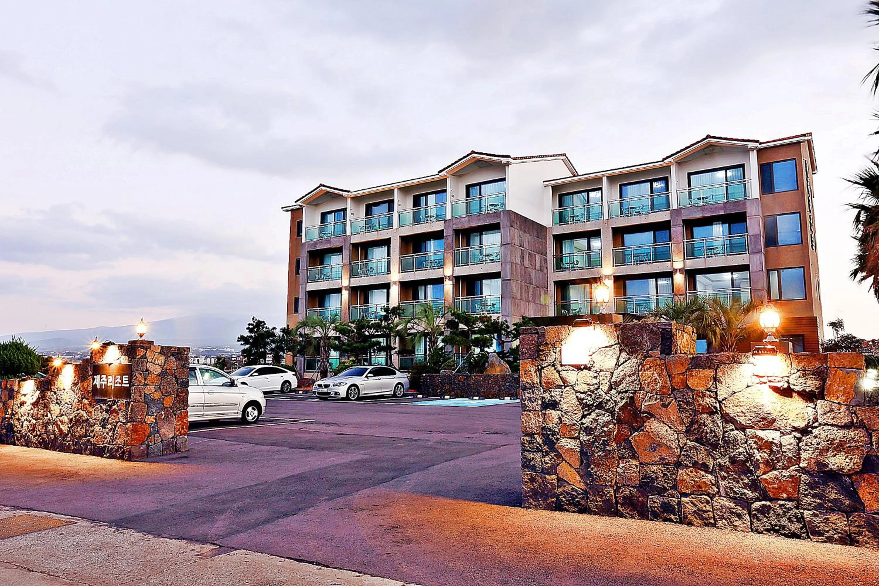 Property building in Jeju Resort