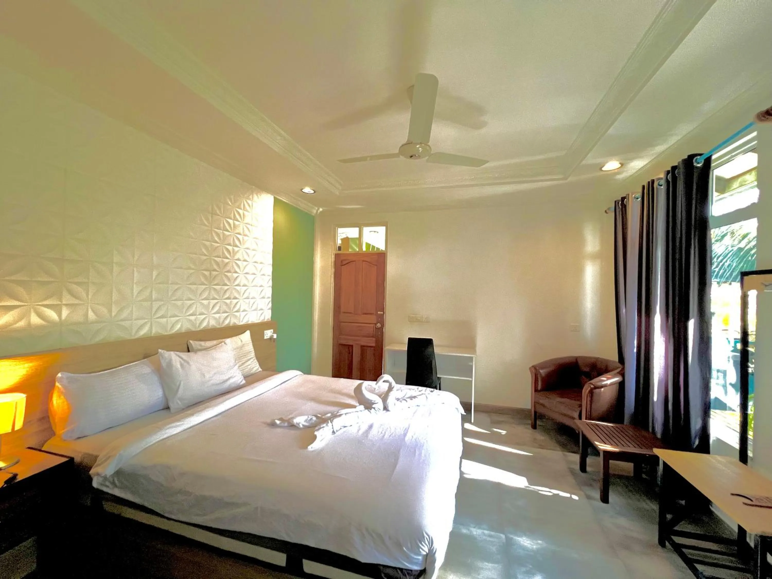 Bed in Koimala Hotel