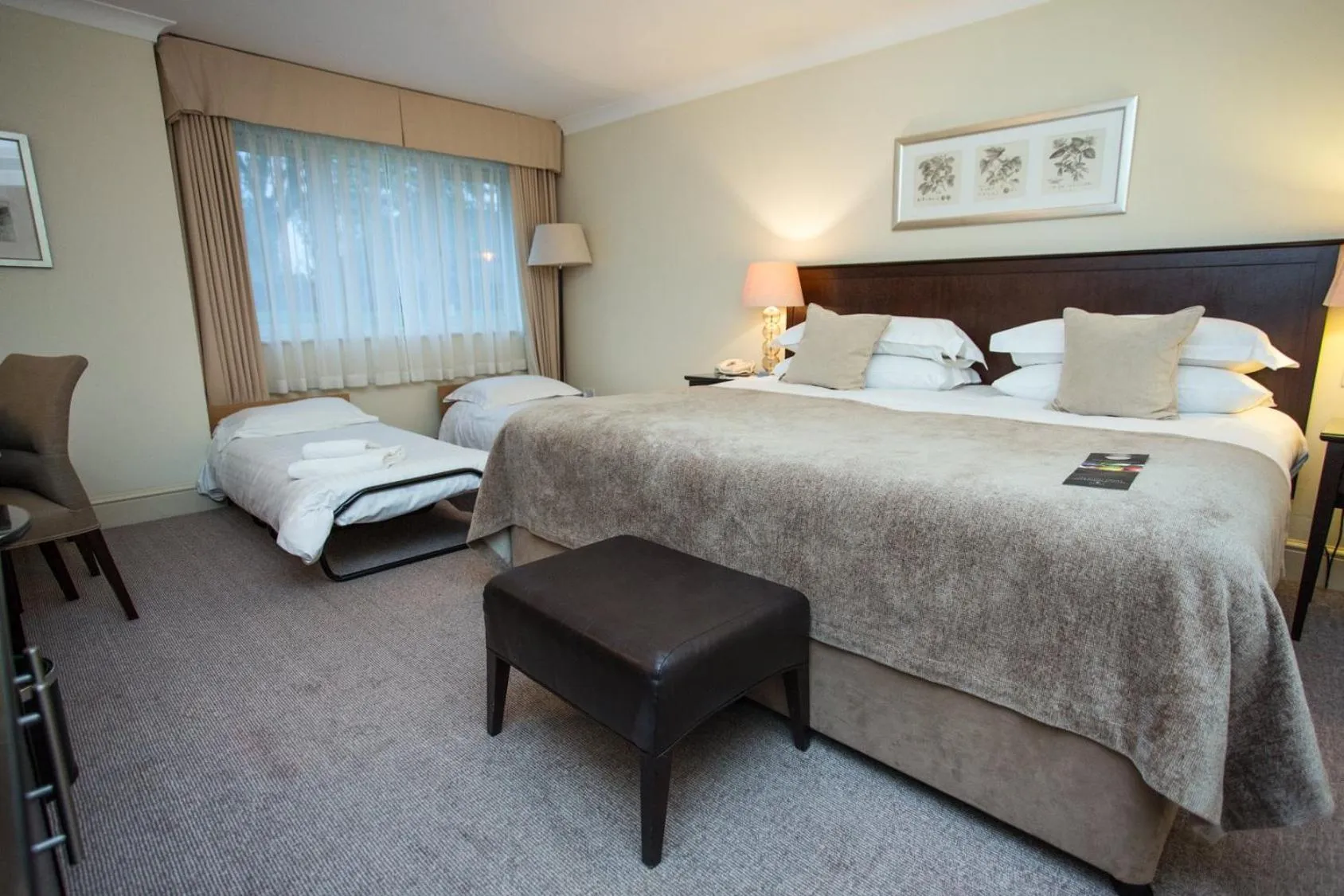 Bedroom, Bed in Macdonald Botley Park Hotel & Spa