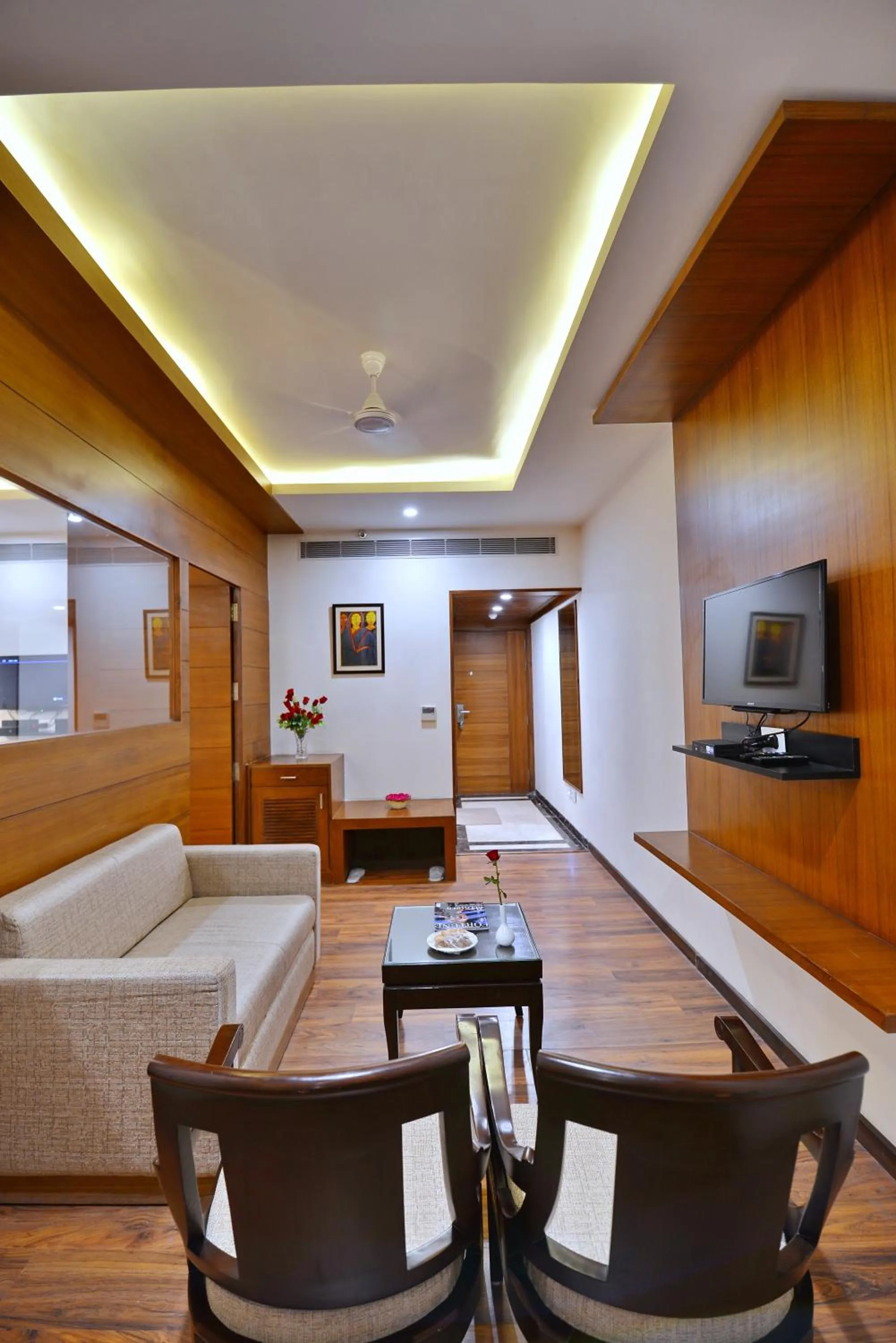 Living room in Hotel Seven Hills Tower