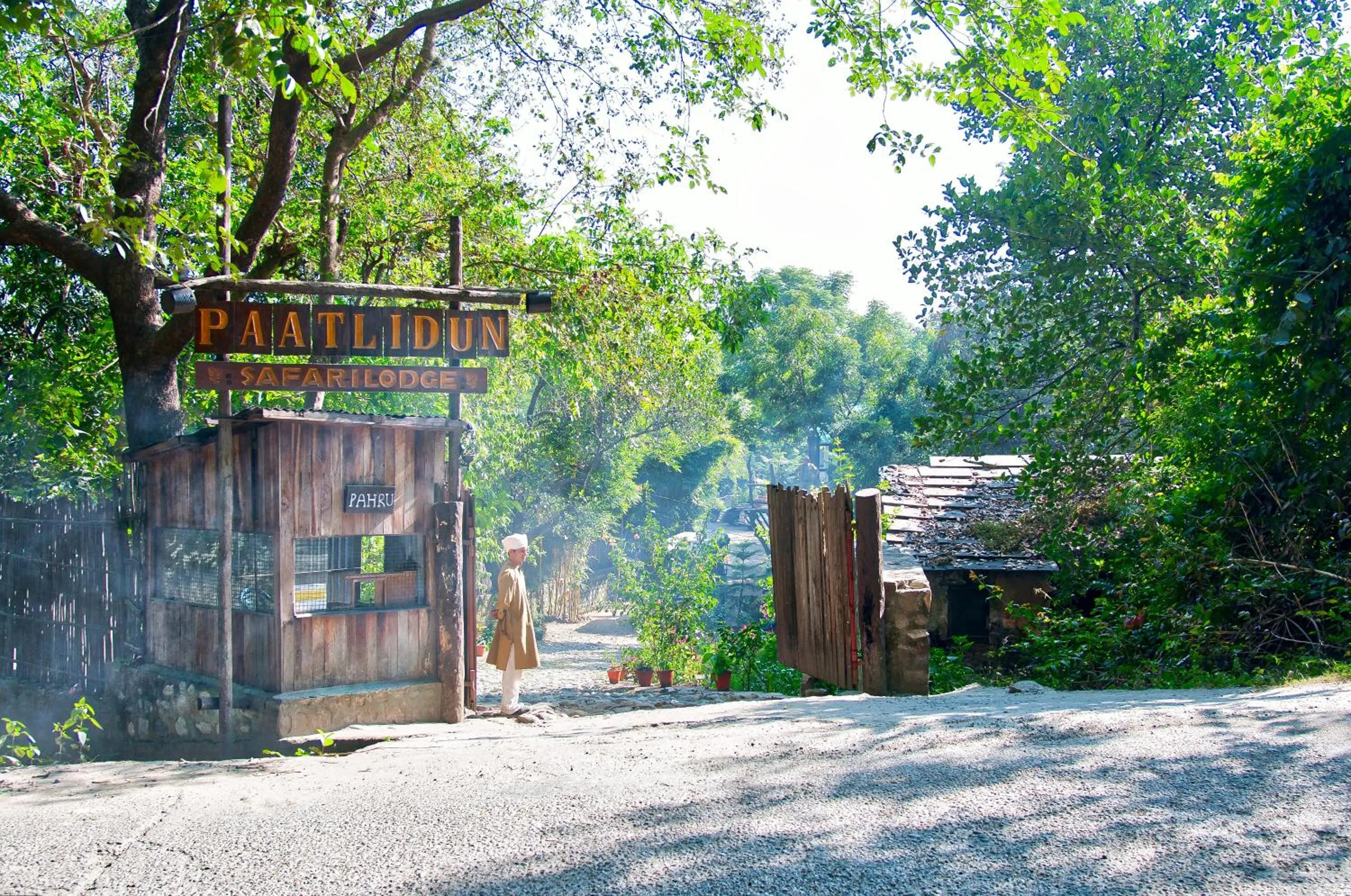 Facade/entrance in Paatlidun Safari Lodge, Jim Corbett