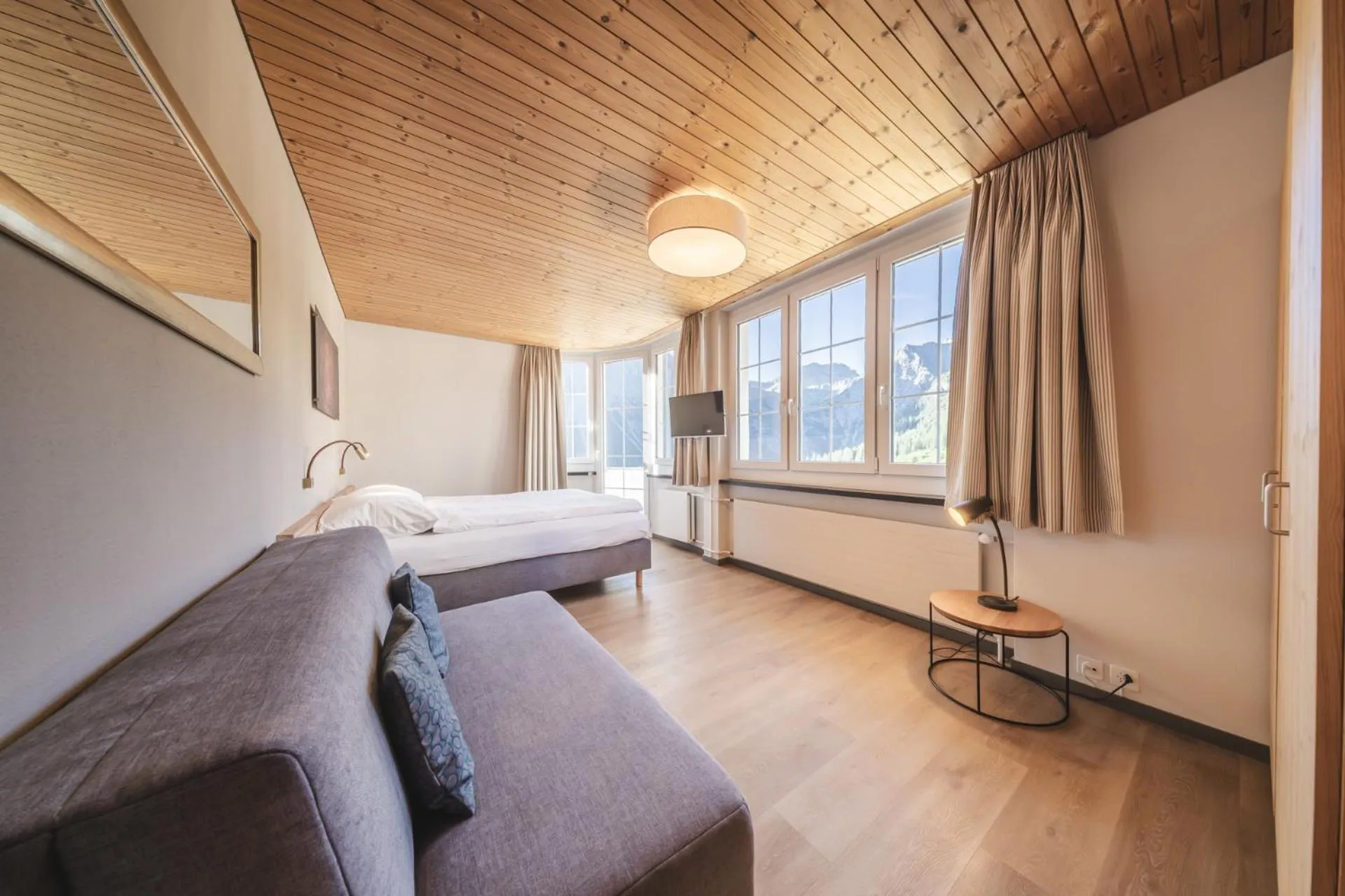 Photo of the whole room, Bed in Hotel Quellenhof - Self Check-in & Adults Only