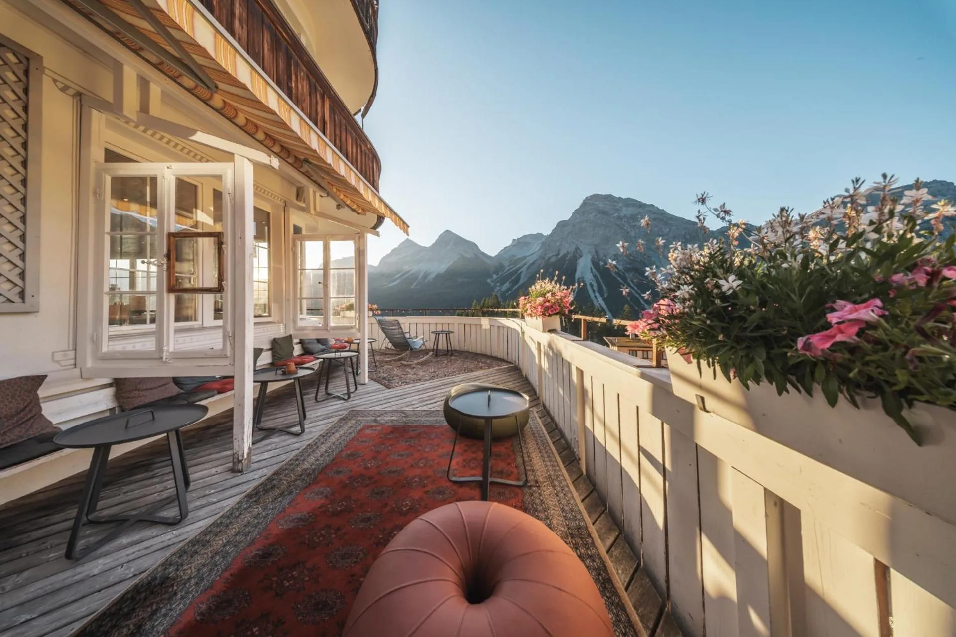 Balcony/Terrace in Hotel Quellenhof - Self Check-in & Adults Only