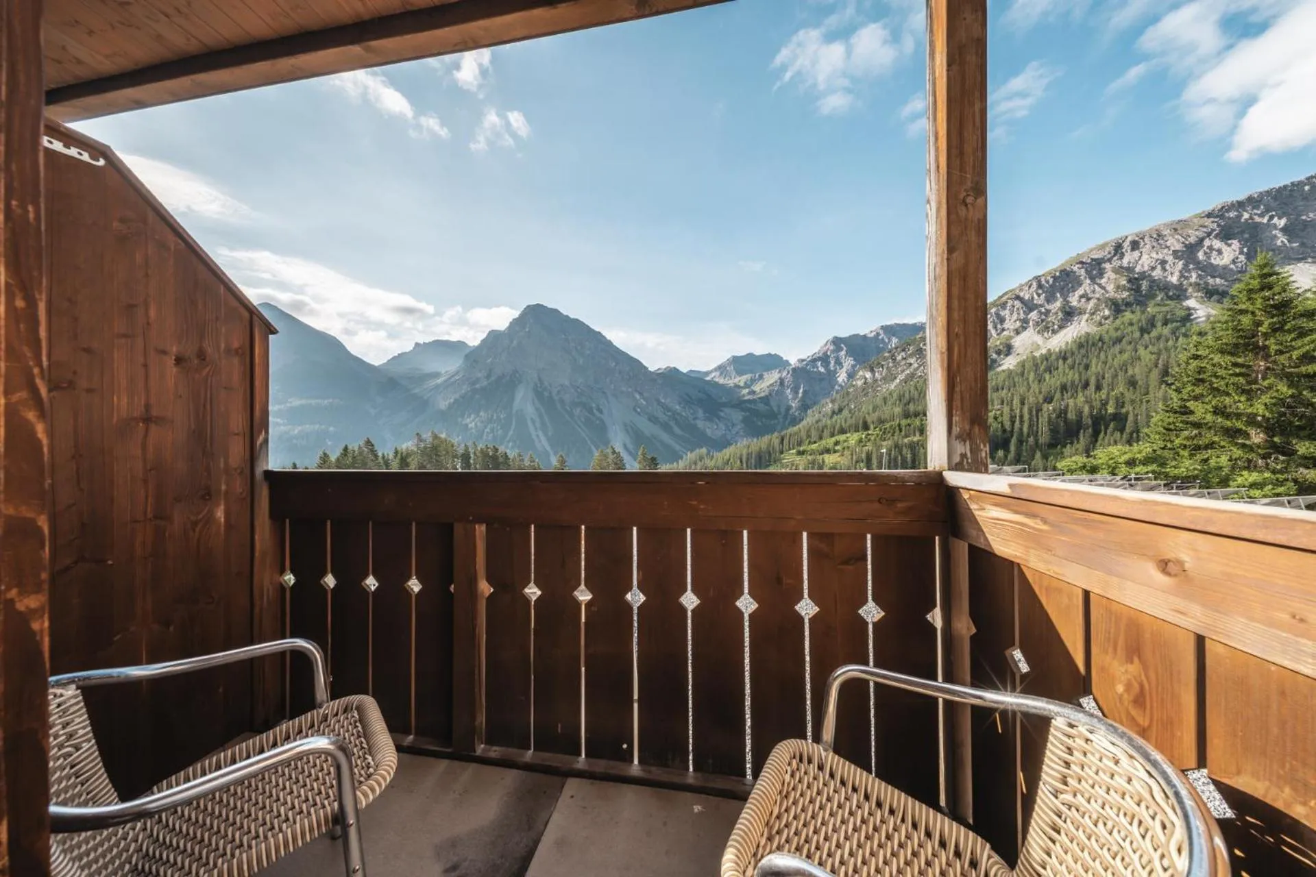 Balcony/Terrace in Hotel Quellenhof - Self Check-in & Adults Only