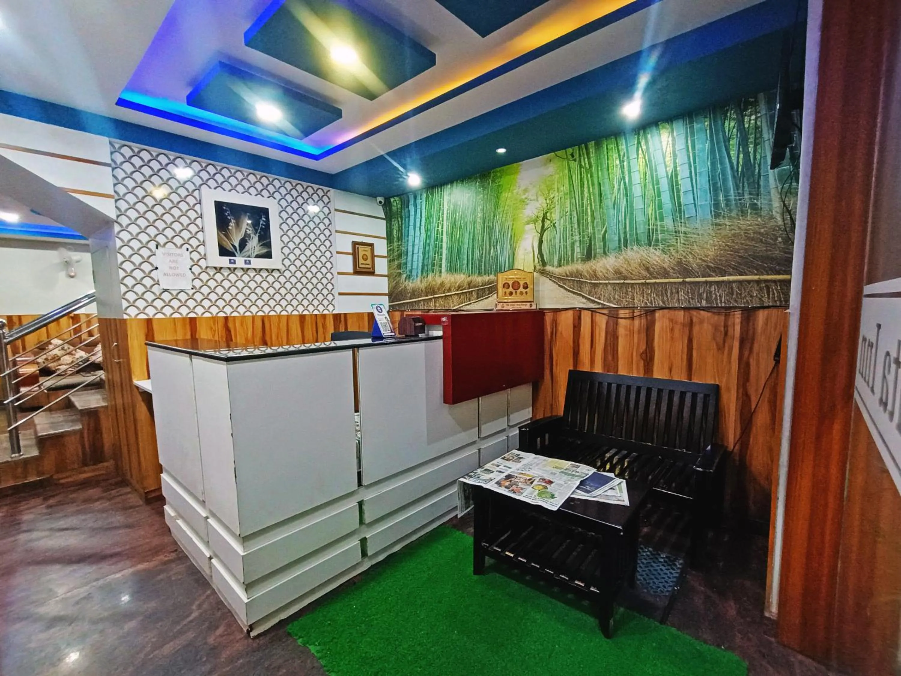 Lobby or reception in Delta Inn Madiwala