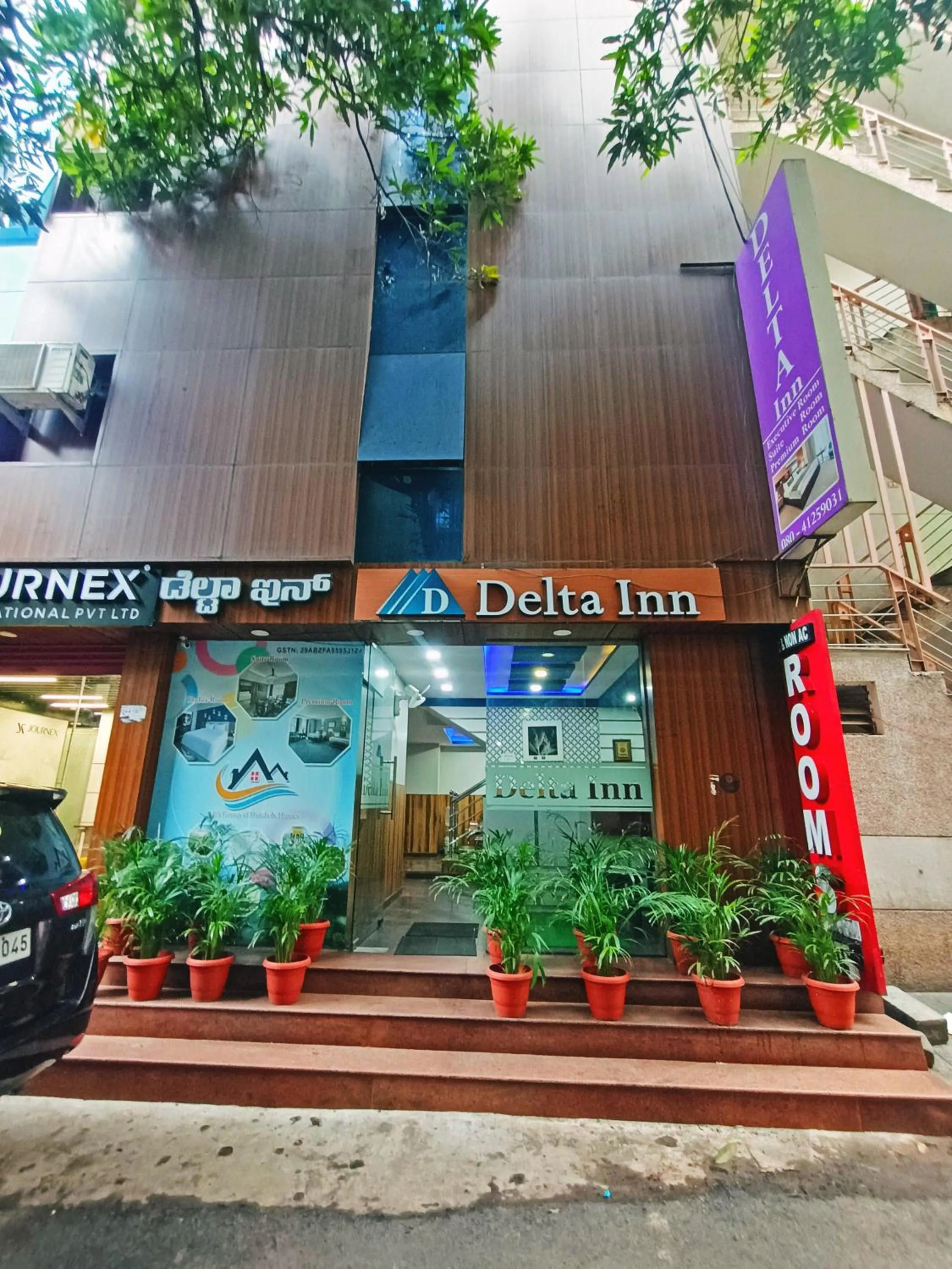 Property building in Delta Inn Madiwala