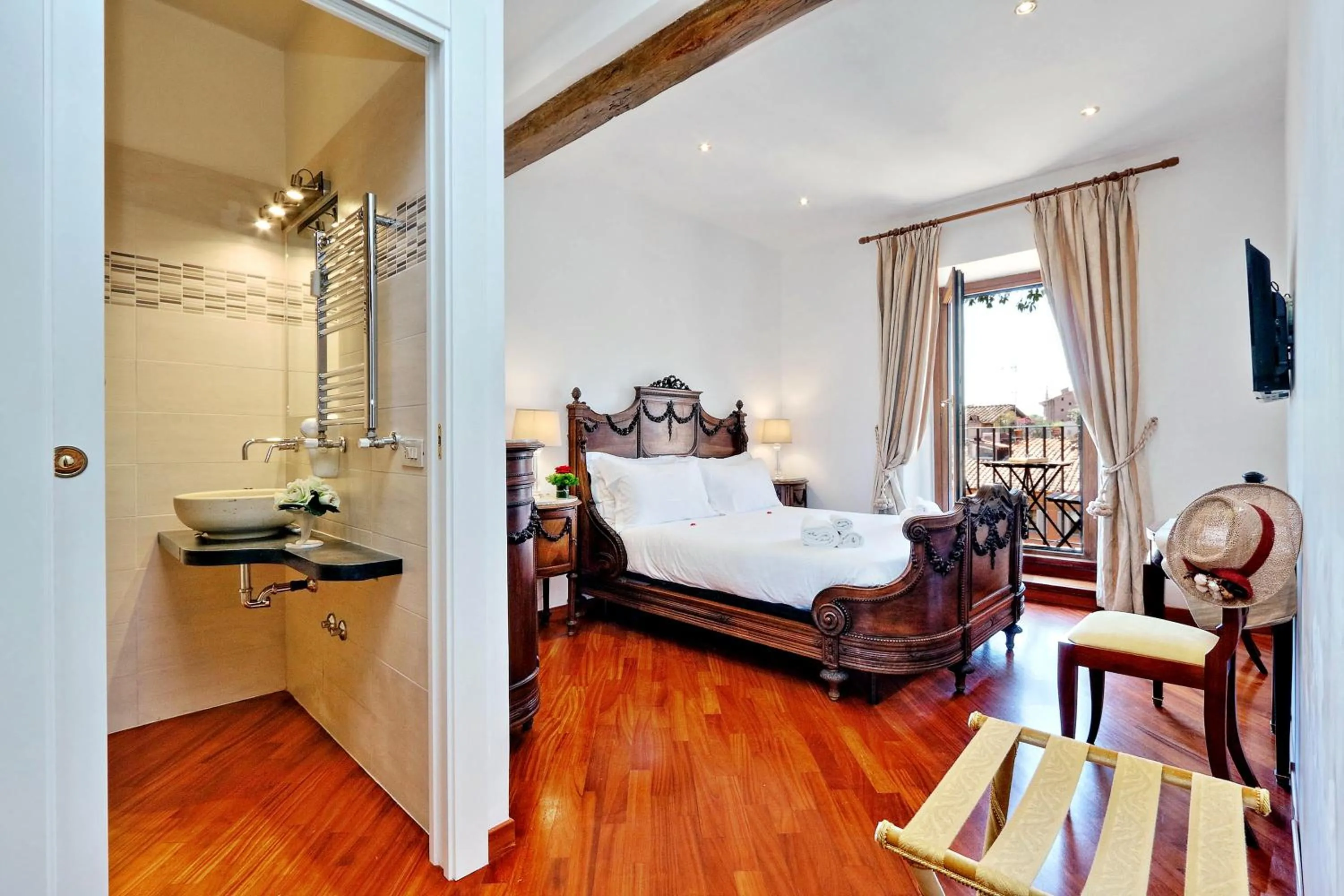 Bedroom, Bed in Terrazze Navona