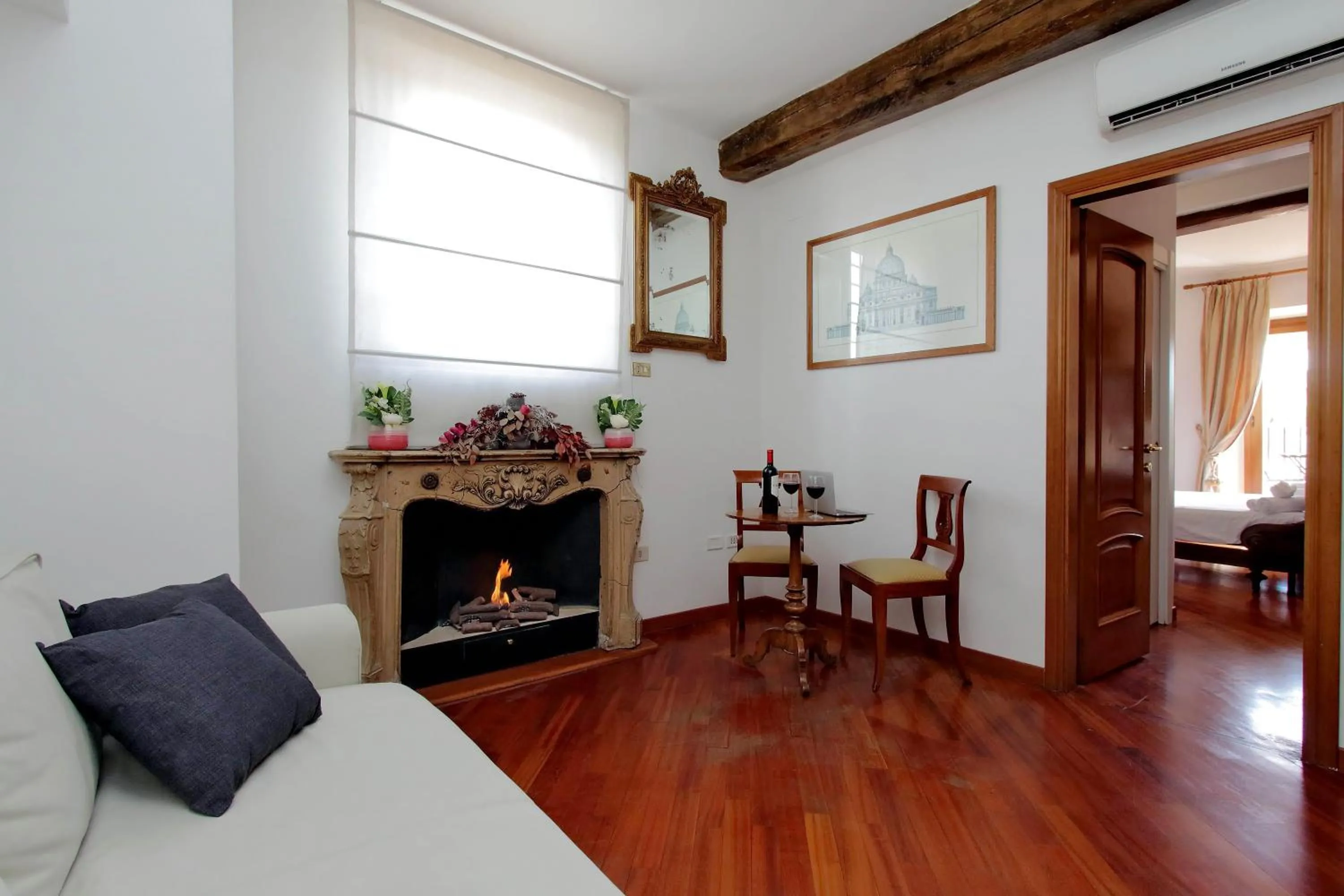 Living room in Terrazze Navona