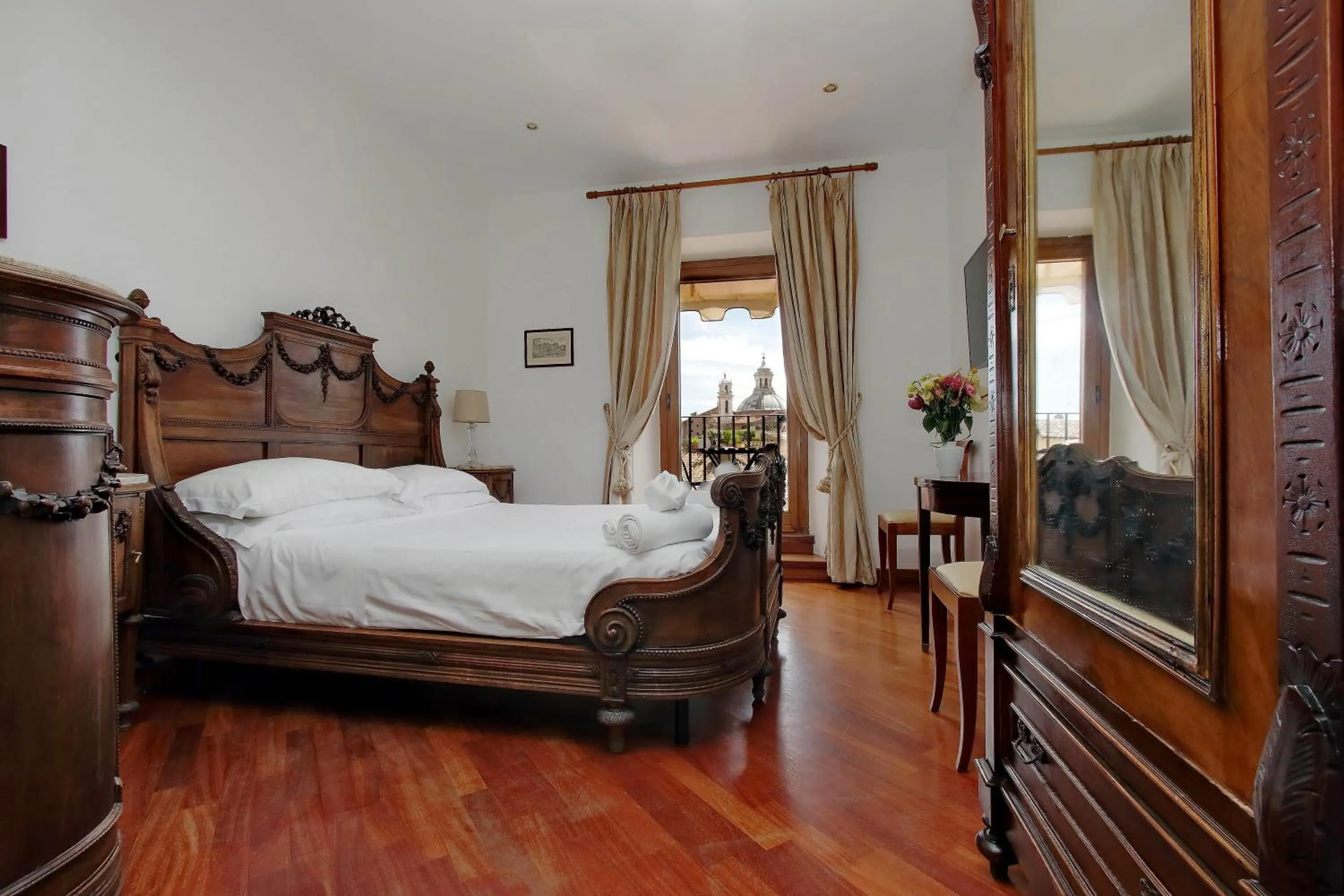 Bedroom, Bed in Terrazze Navona