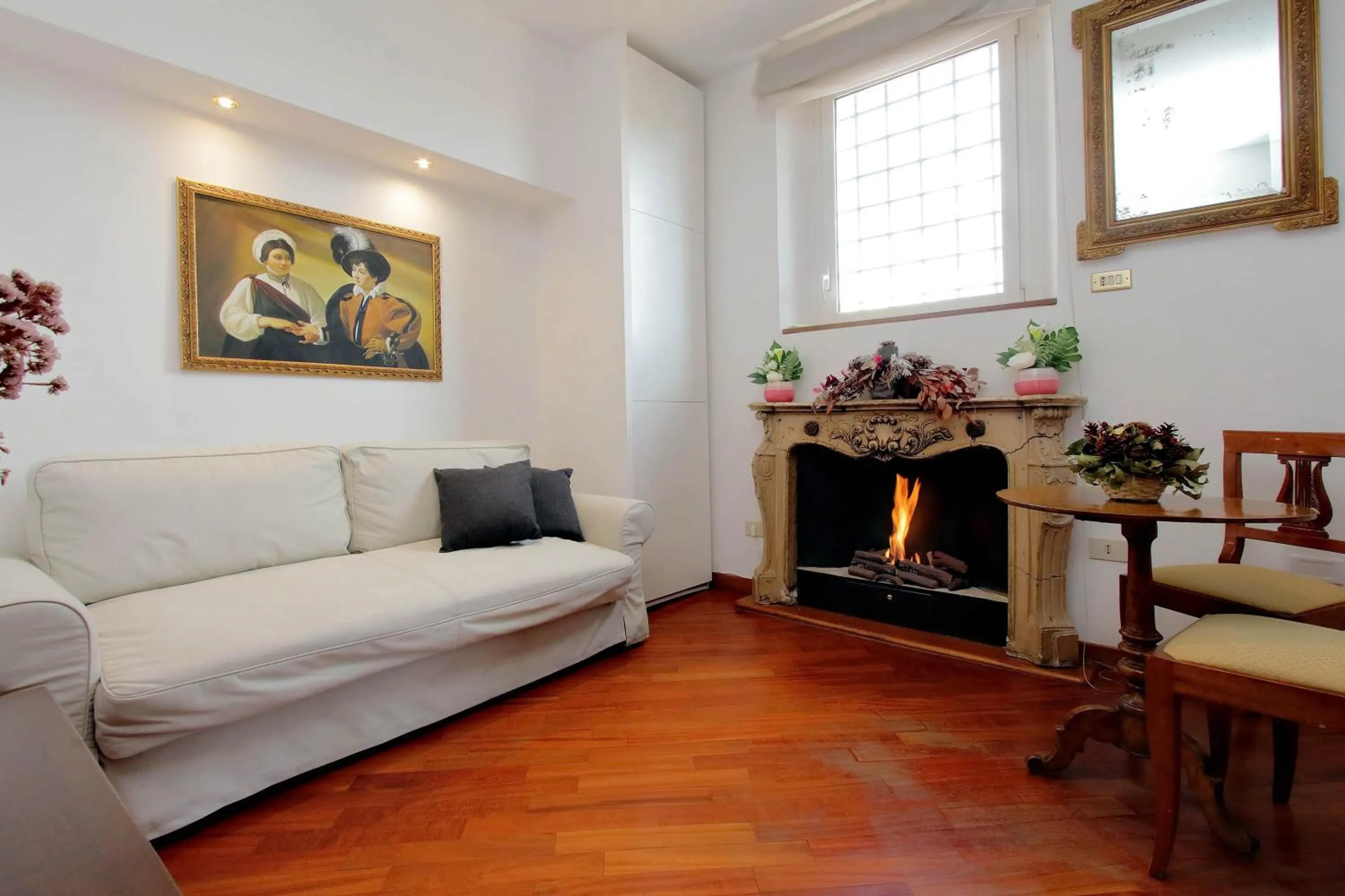 Living room in Terrazze Navona