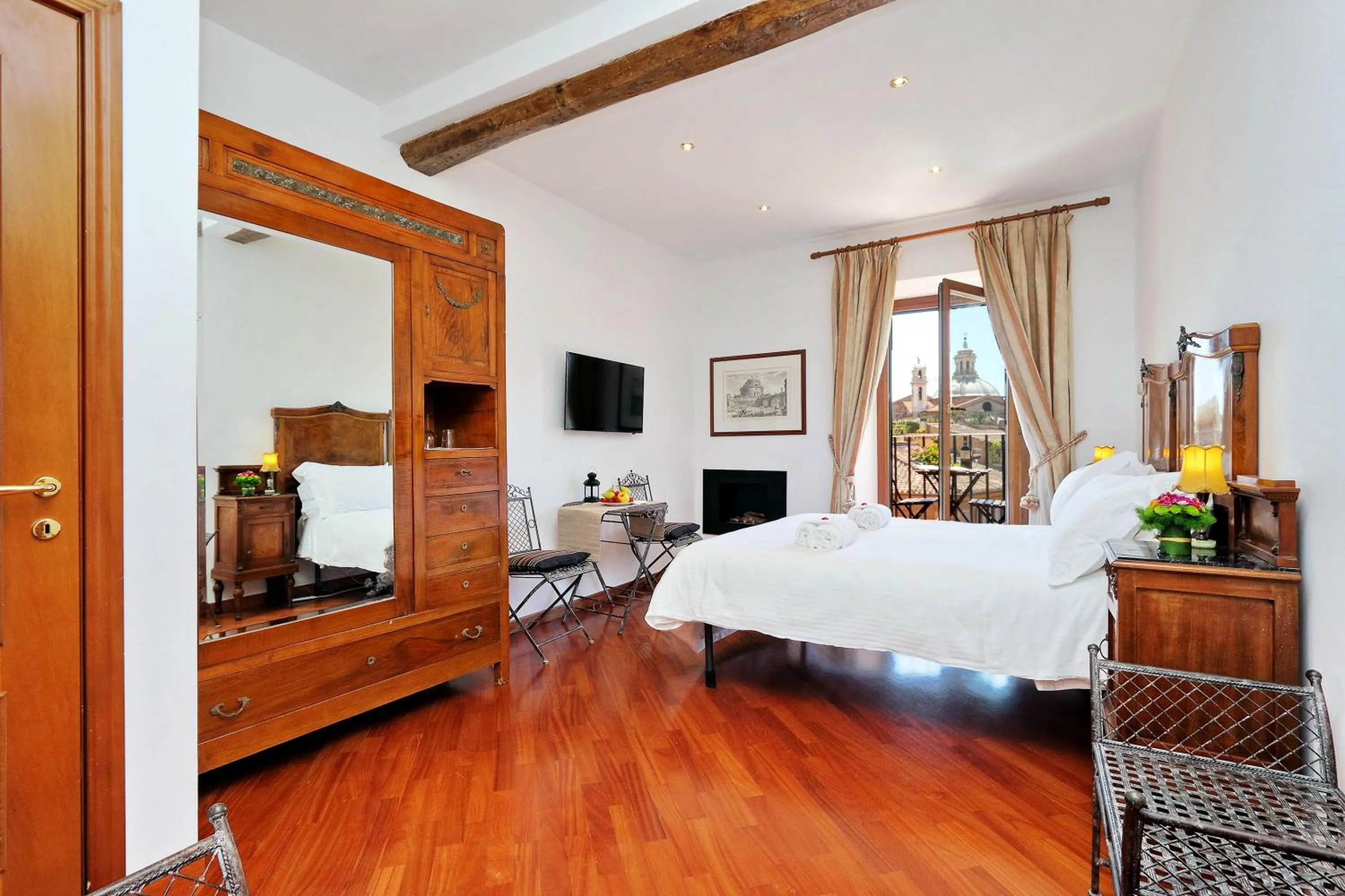 Bedroom, Bed in Terrazze Navona