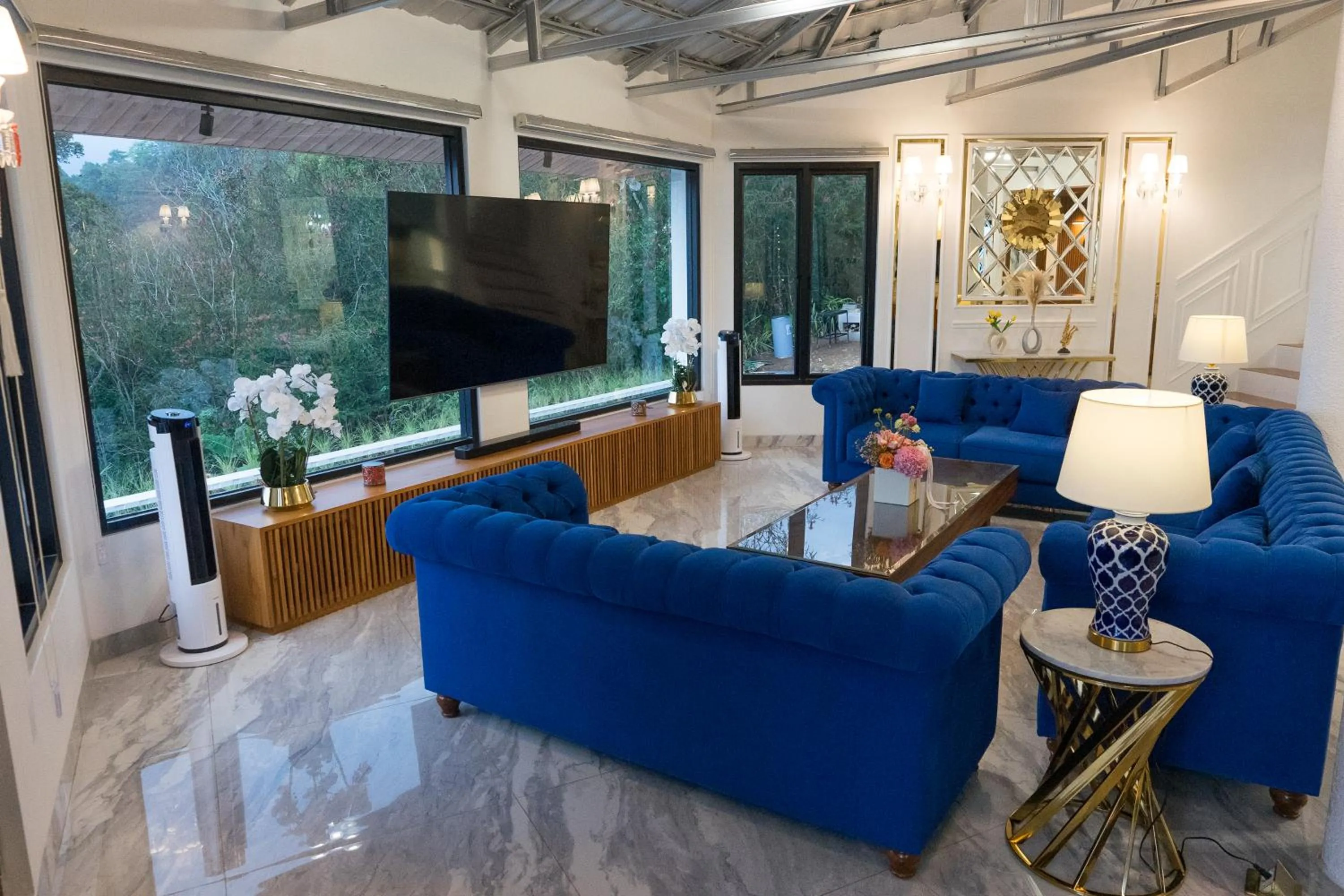 Living room in Casa de Monique Villas & Glamping Retreat