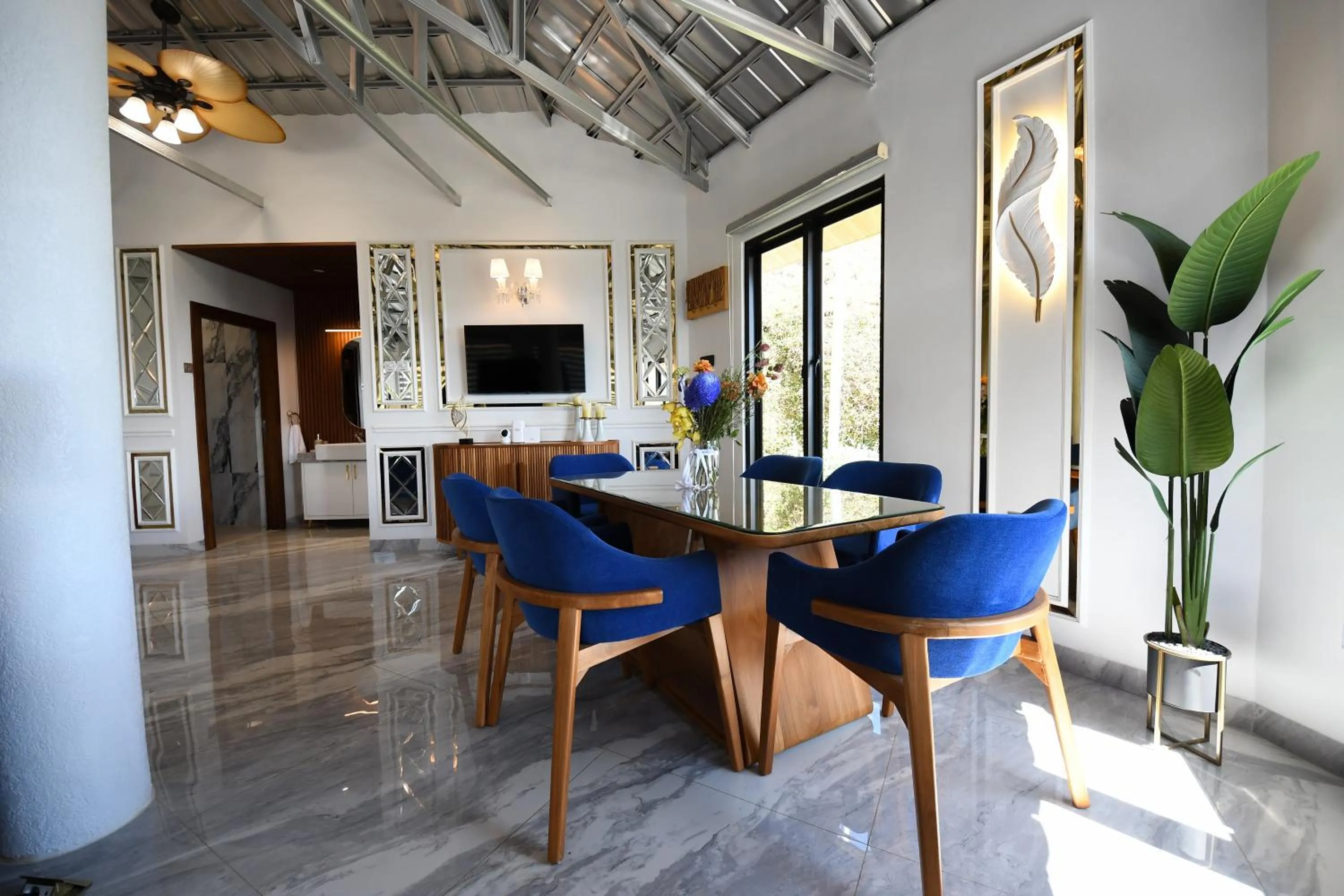 Living room in Casa de Monique Villas & Glamping Retreat