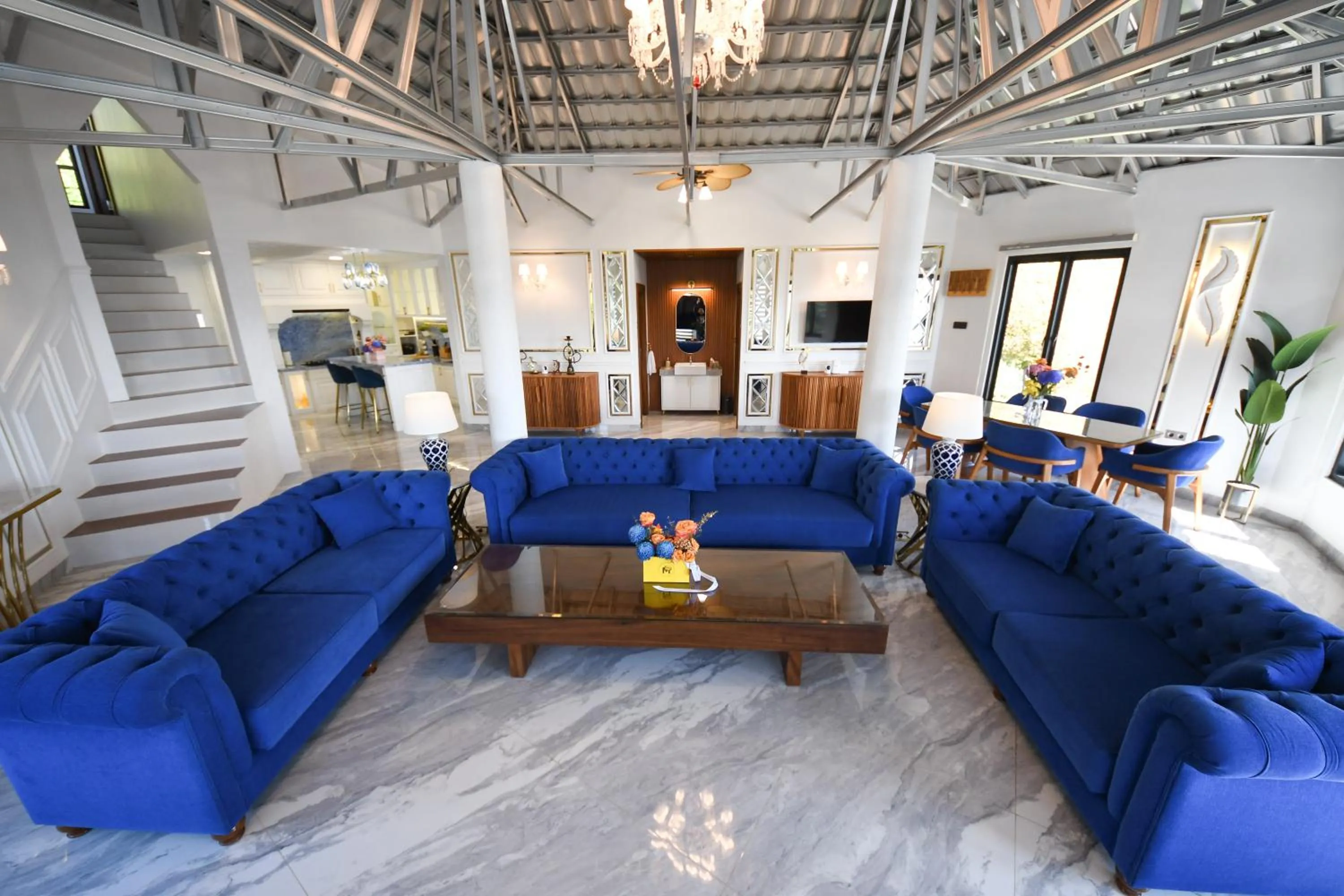 Living room in Casa de Monique Villas & Glamping Retreat