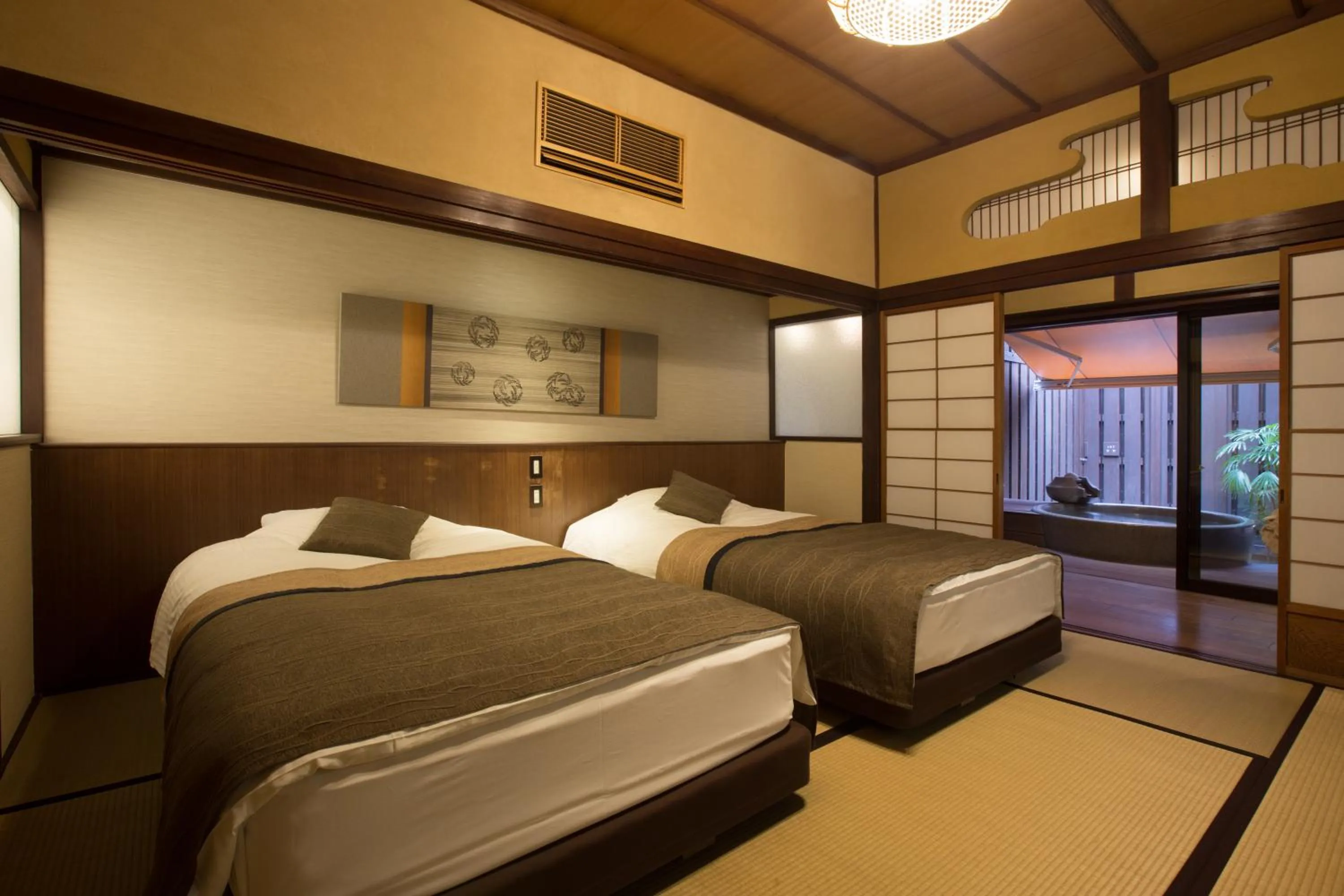 Bed in Matsudaya Hotel