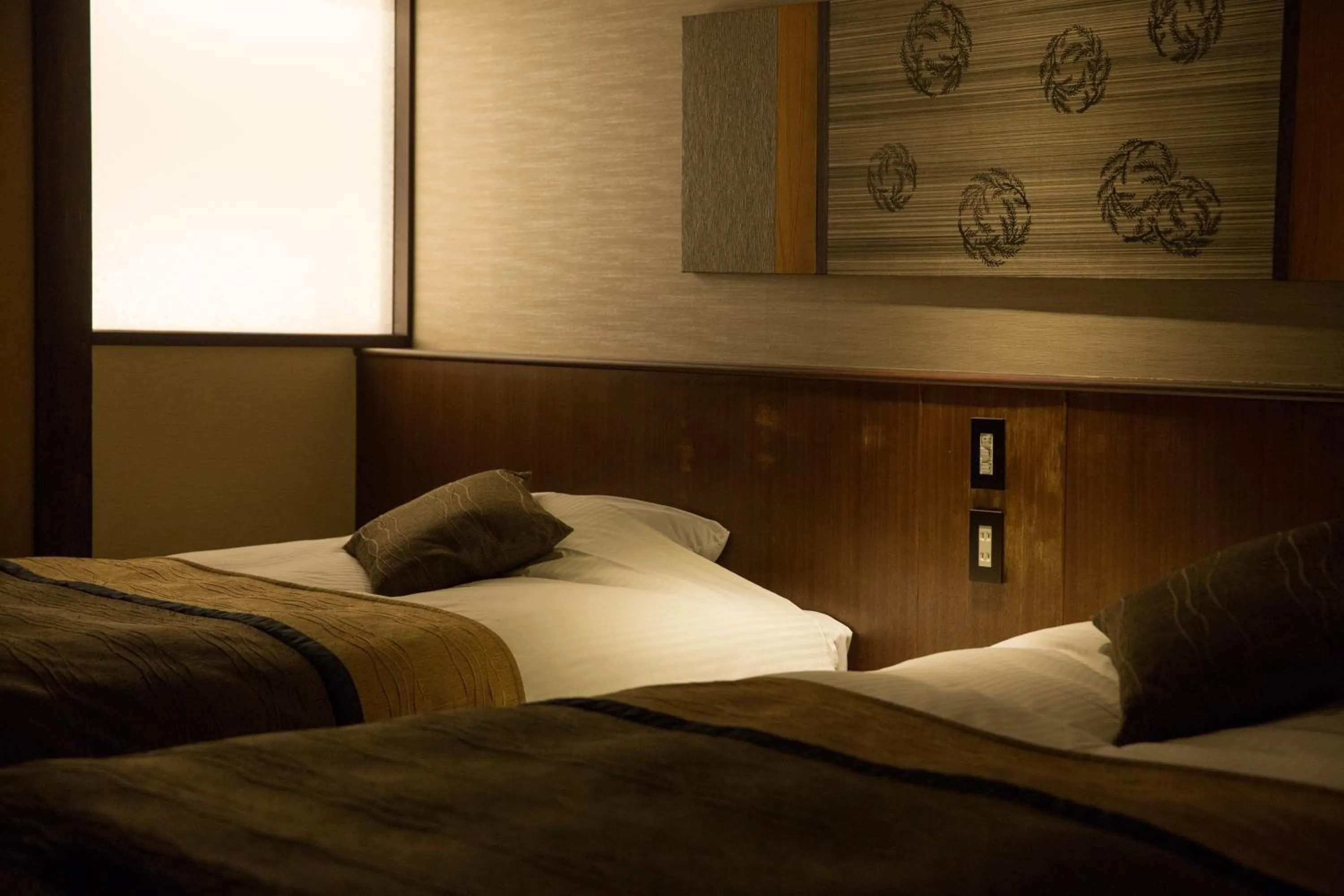 Bed in Matsudaya Hotel