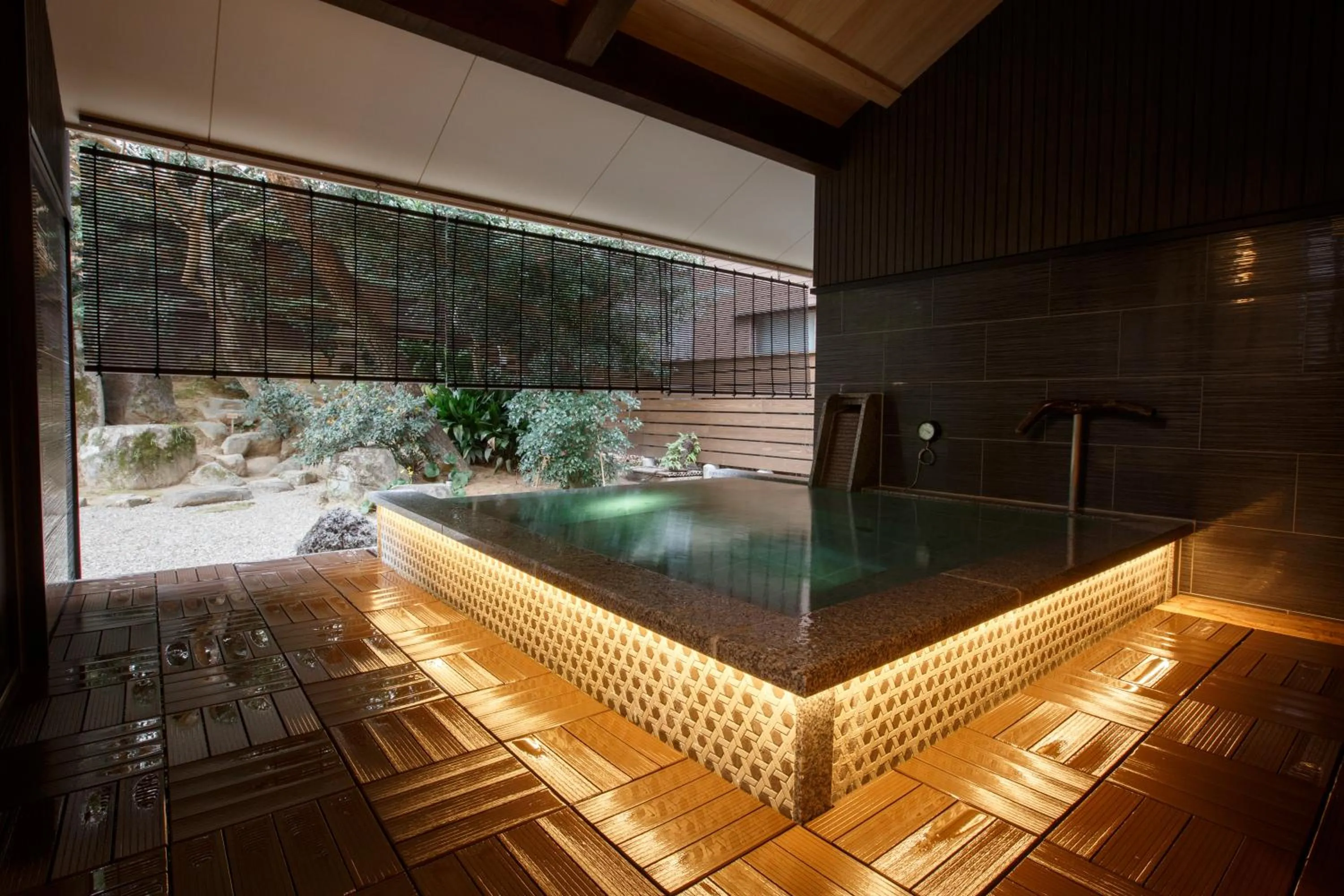 Hot Spring Bath in Matsudaya Hotel