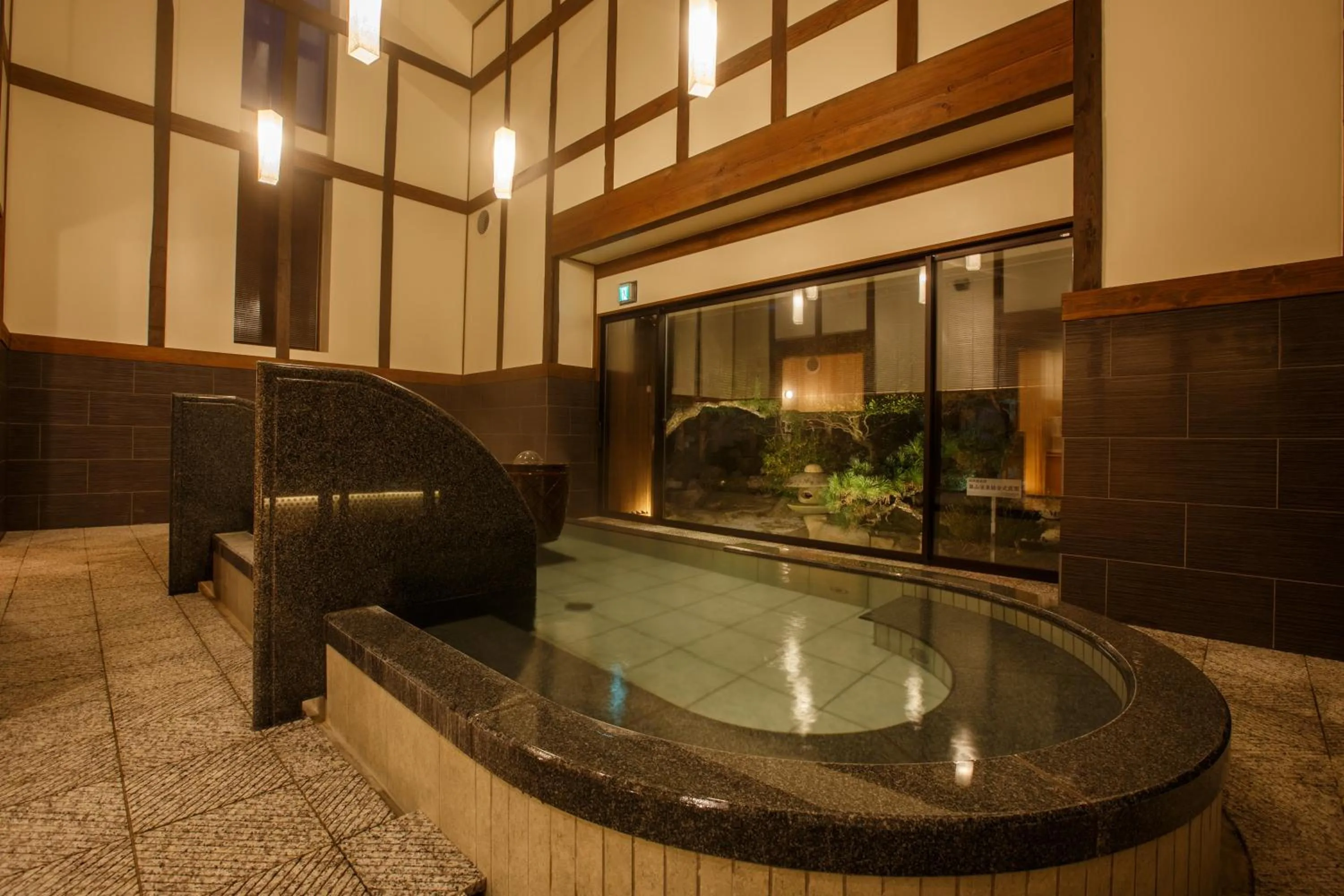 Hot Spring Bath in Matsudaya Hotel