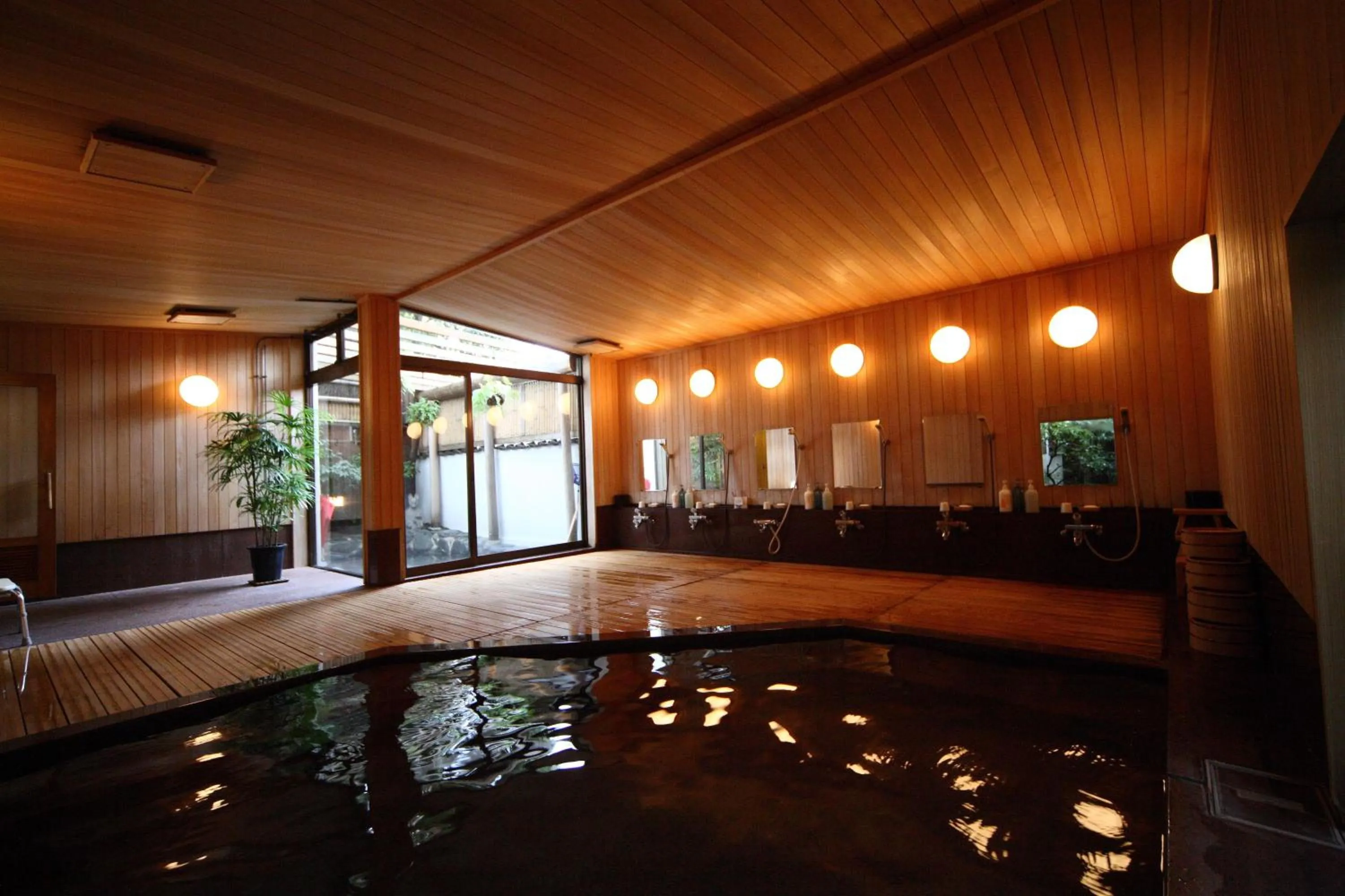 Hot Spring Bath in Matsudaya Hotel
