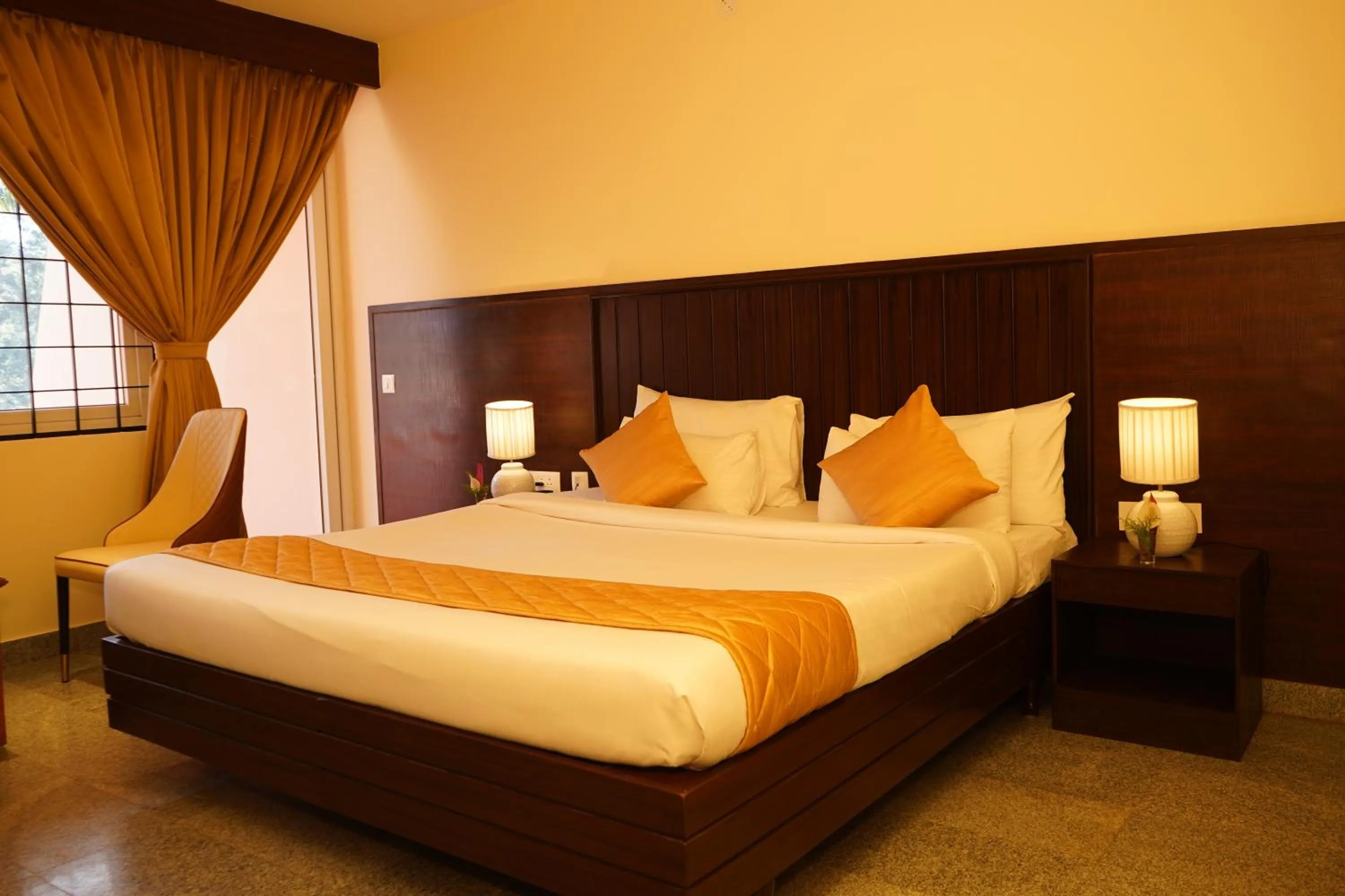 Bed in DNC Shevaroys Resorts & Spa