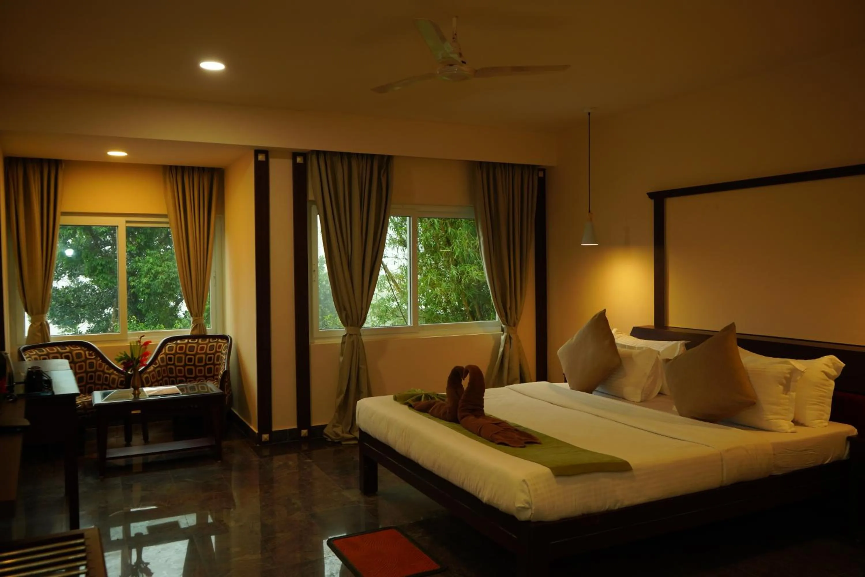 Bed in DNC Shevaroys Resorts & Spa