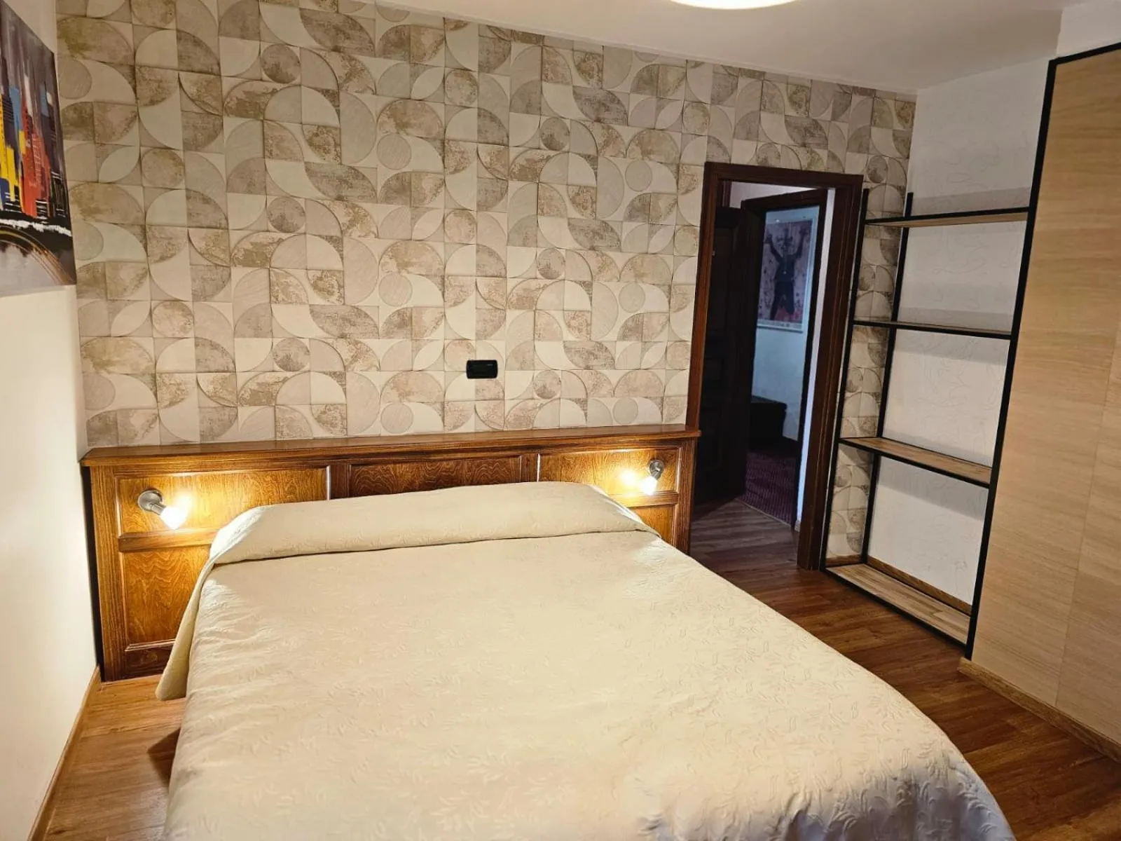 Bed in Hotel Bucaneve