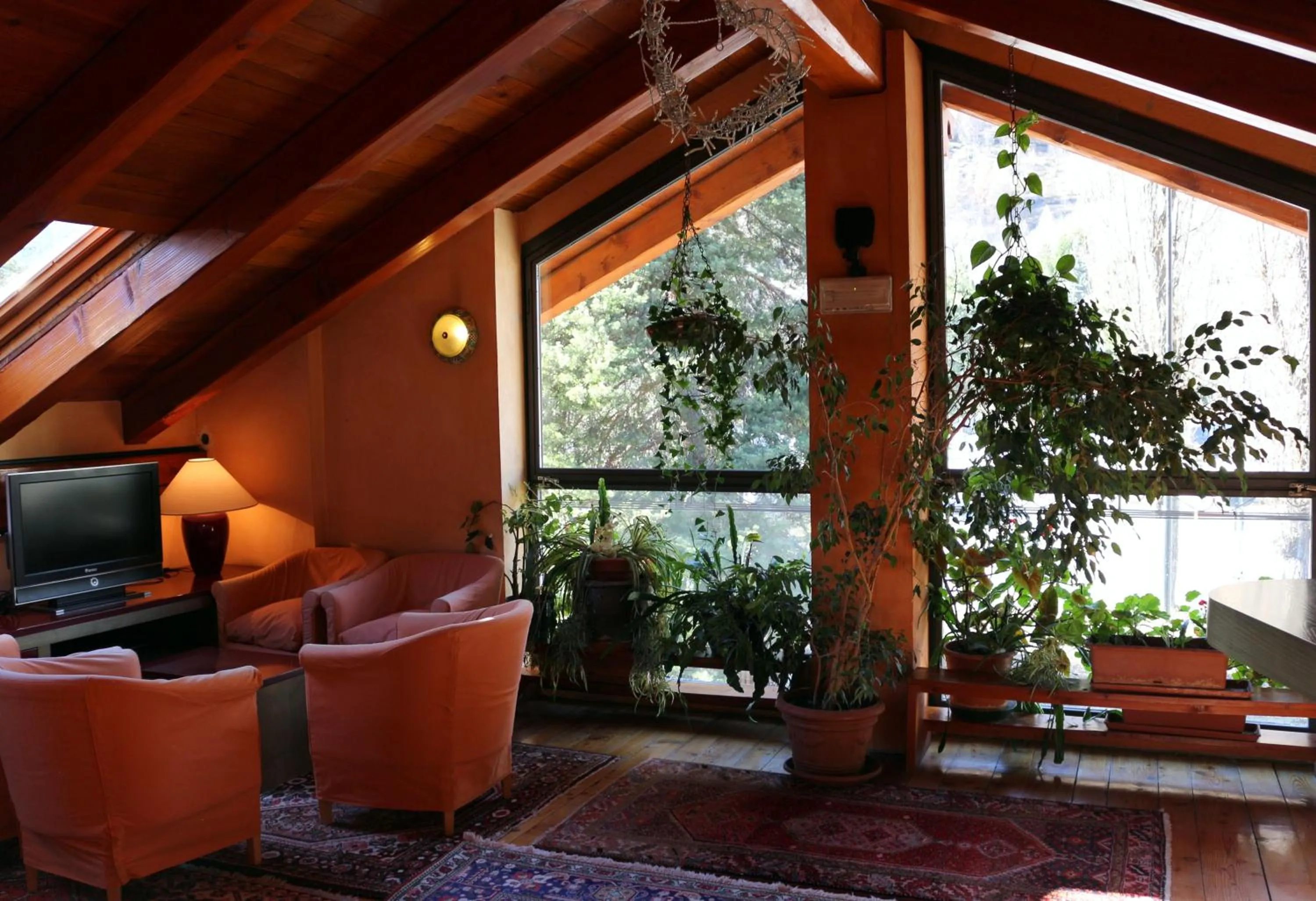 Communal lounge/ TV room in Hotel Bucaneve