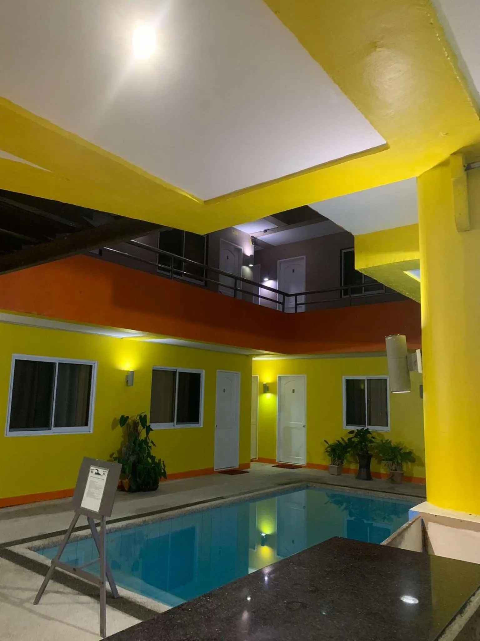 Pool view in Baywatch Resort panglao Bohol