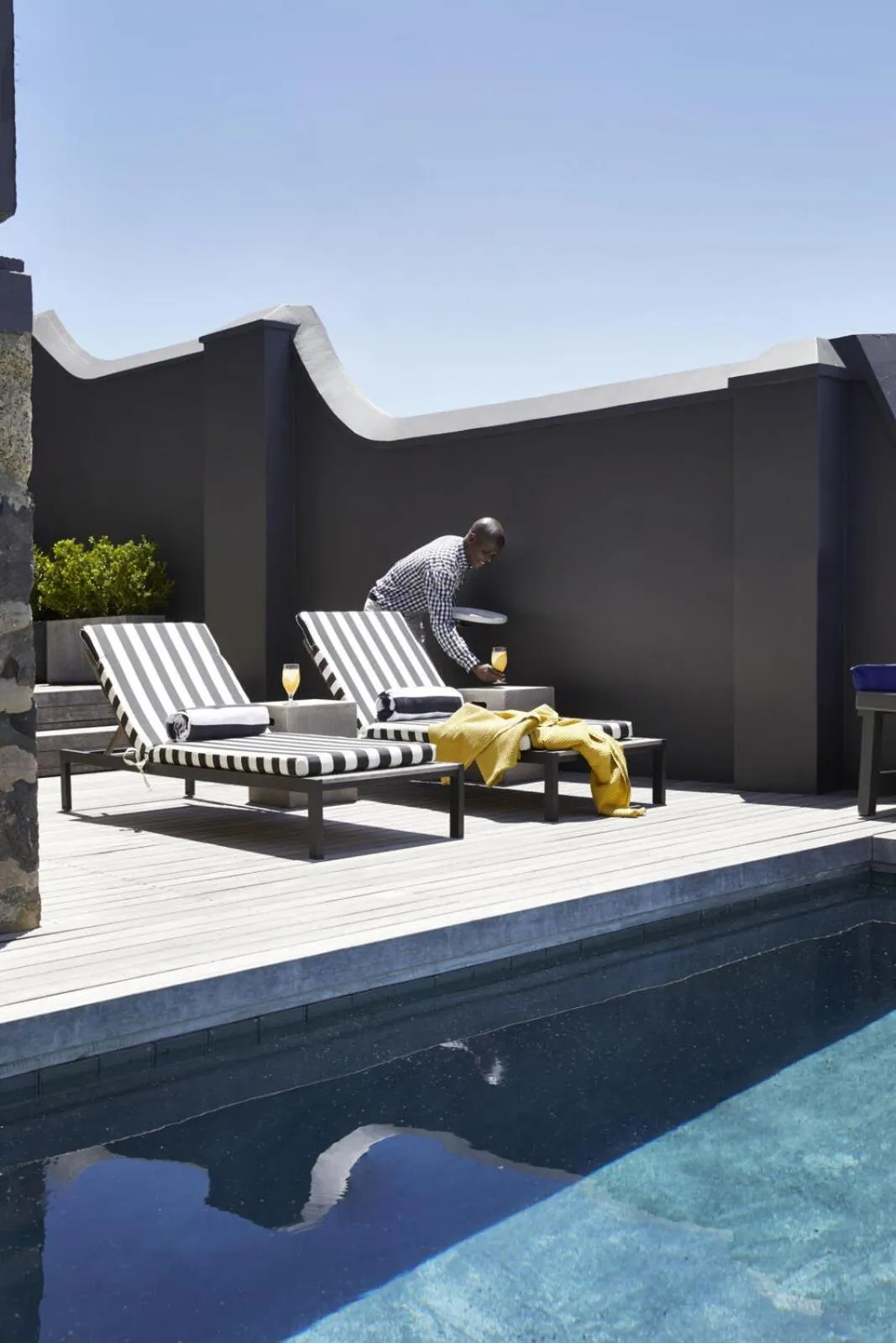 Swimming pool in More Quarters Hotel