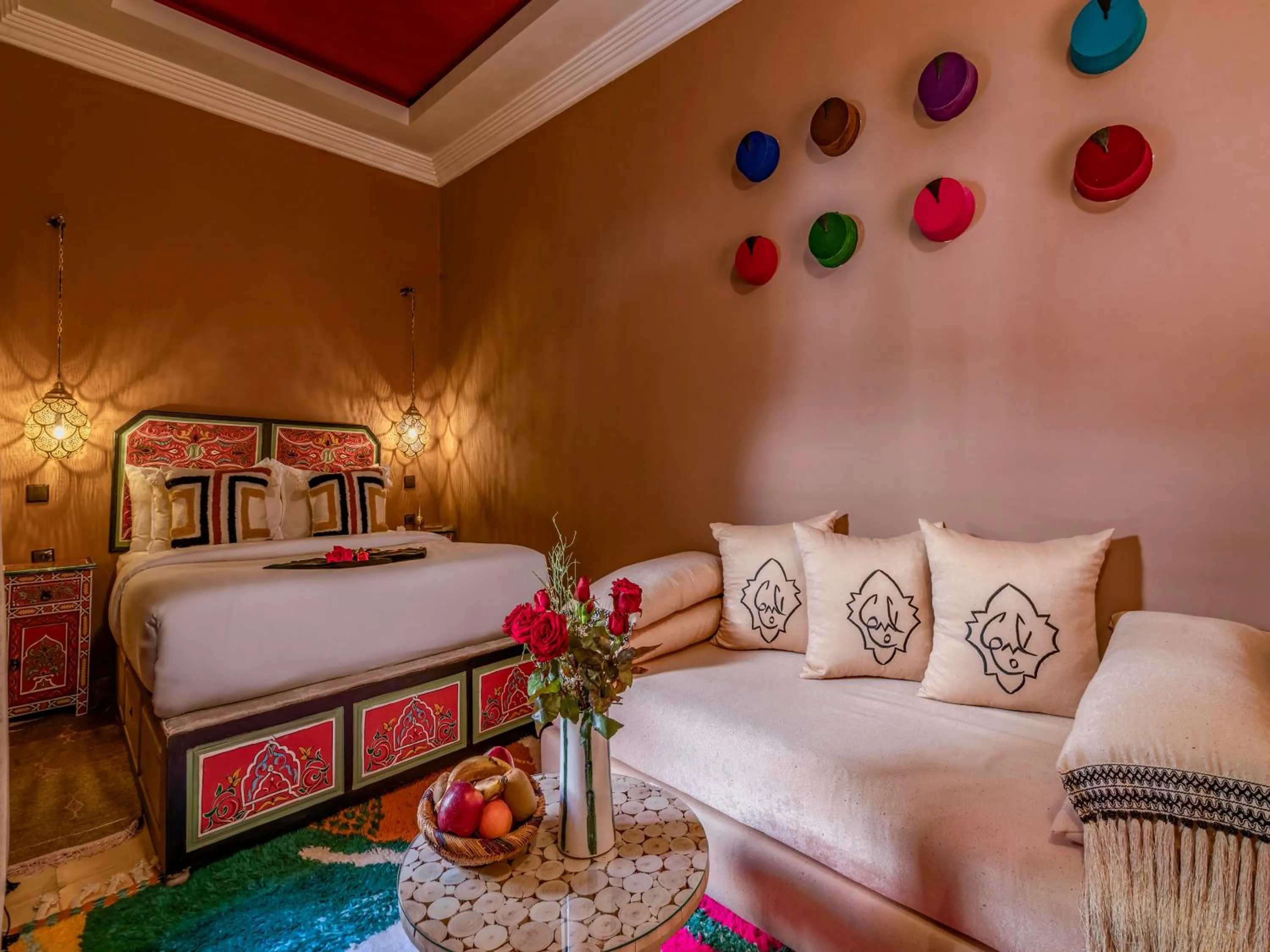 Bed in Riad Irhalne