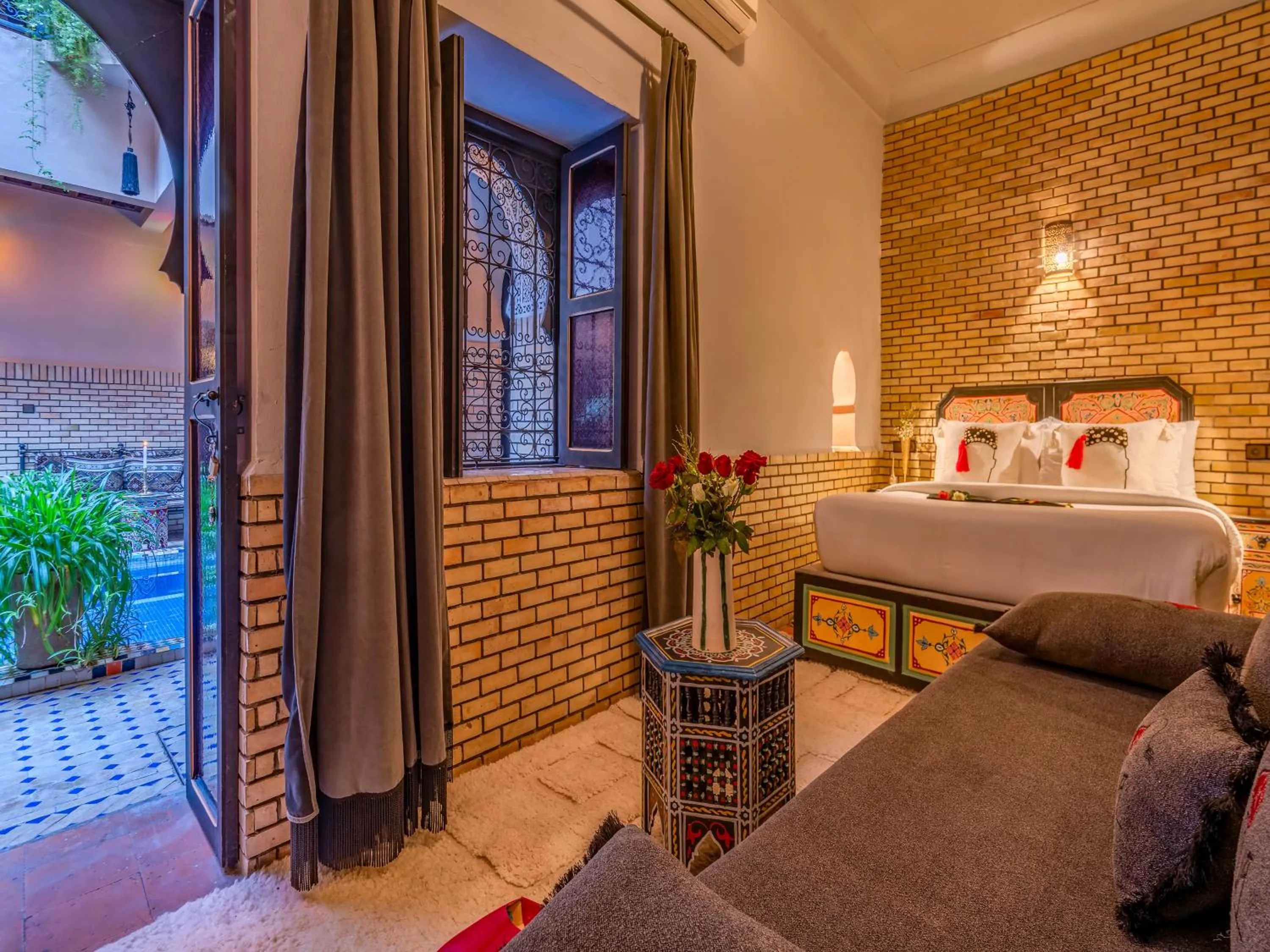 Bed in Riad Irhalne