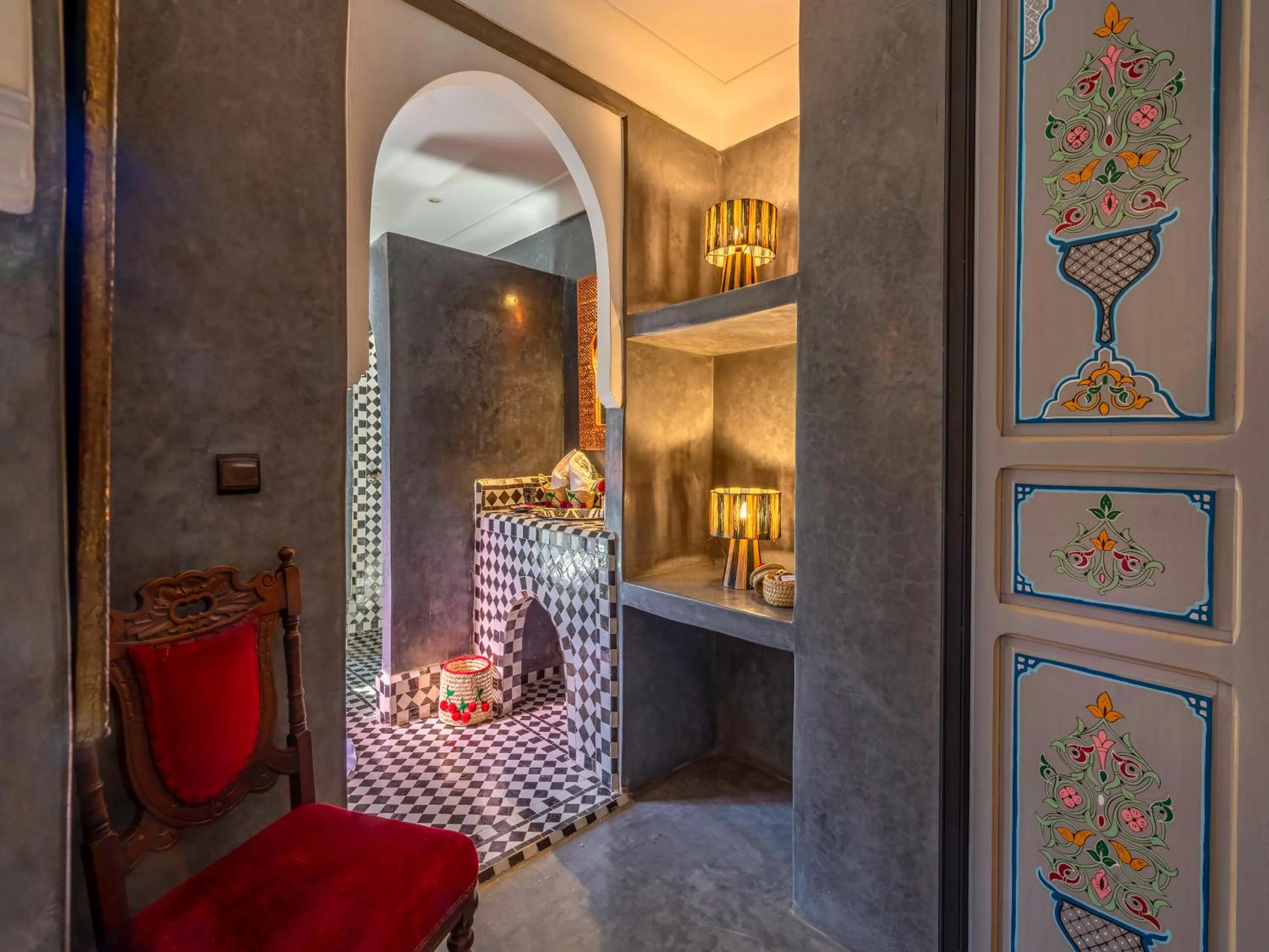 Bathroom in Riad Irhalne