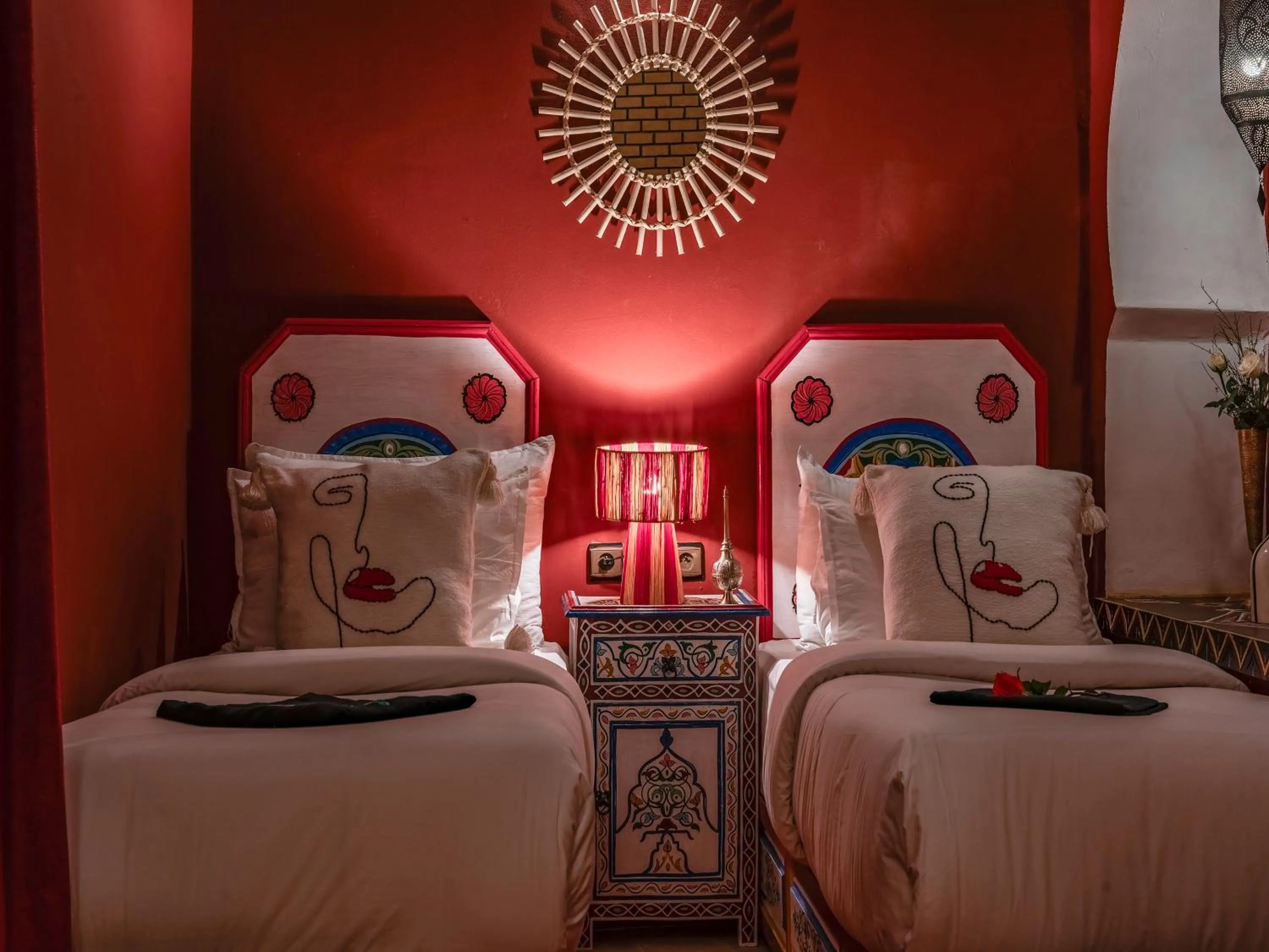 Bed in Riad Irhalne