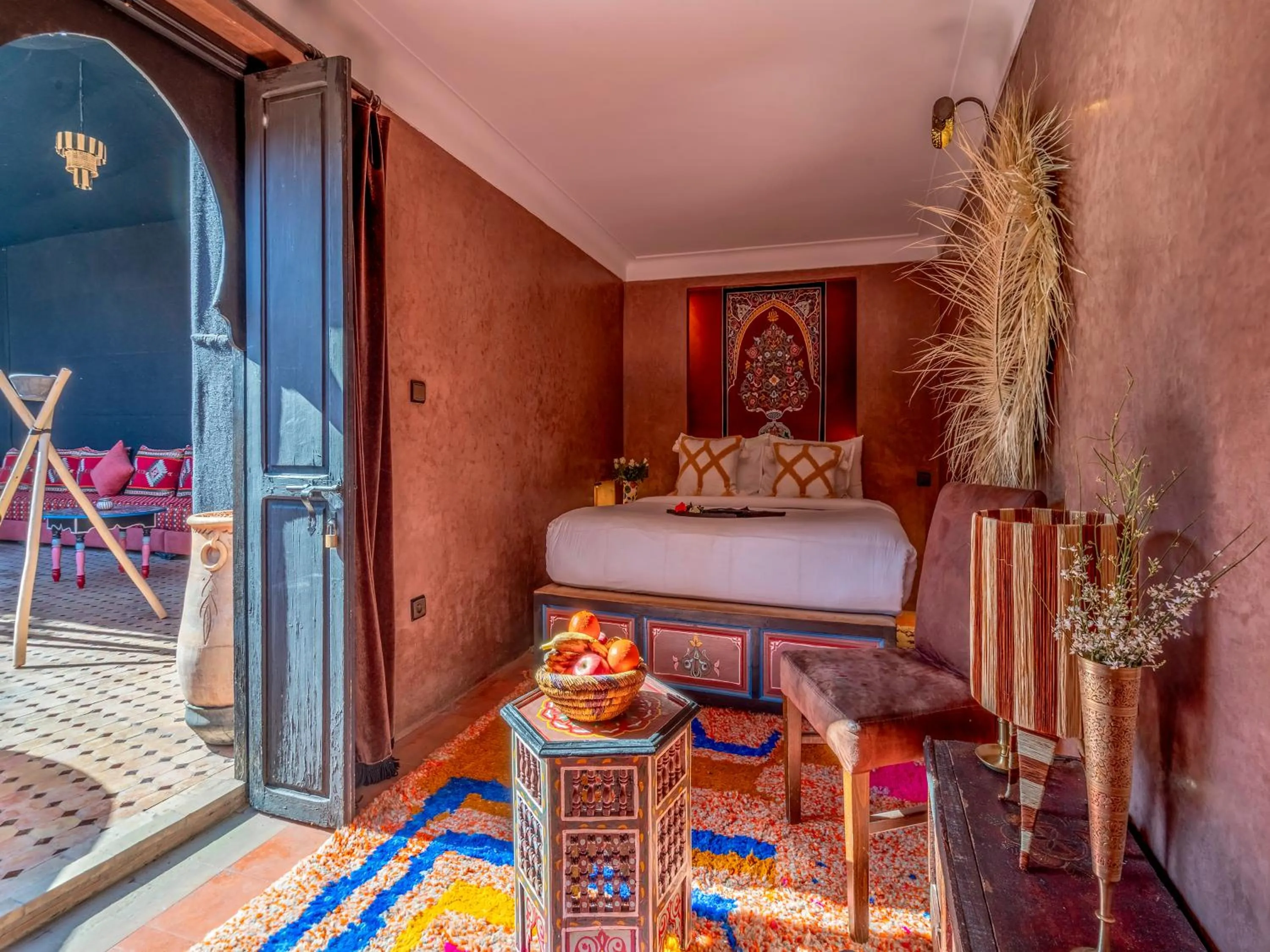 Bed in Riad Irhalne