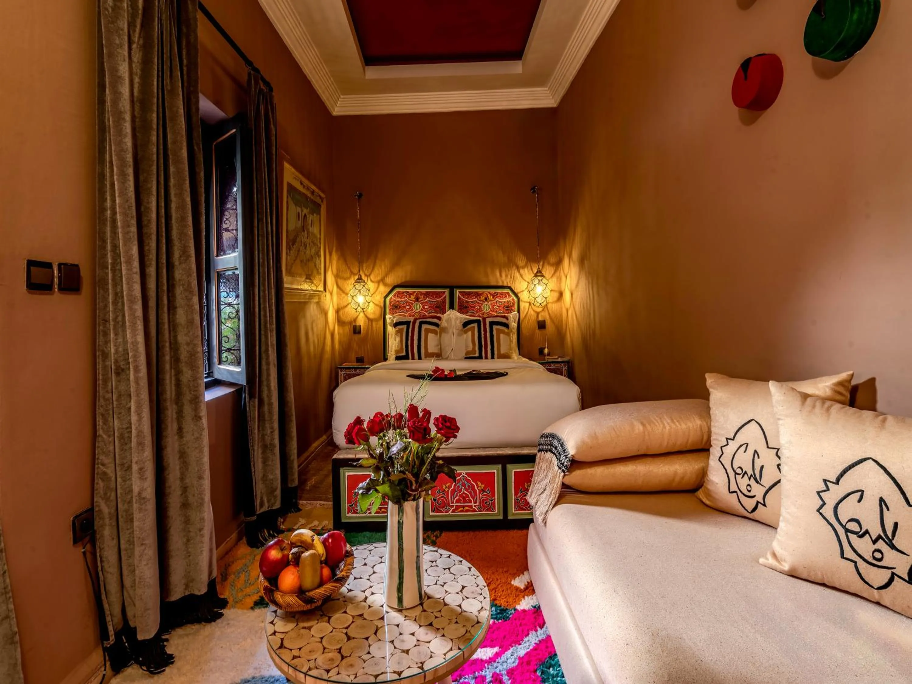 Bed in Riad Irhalne