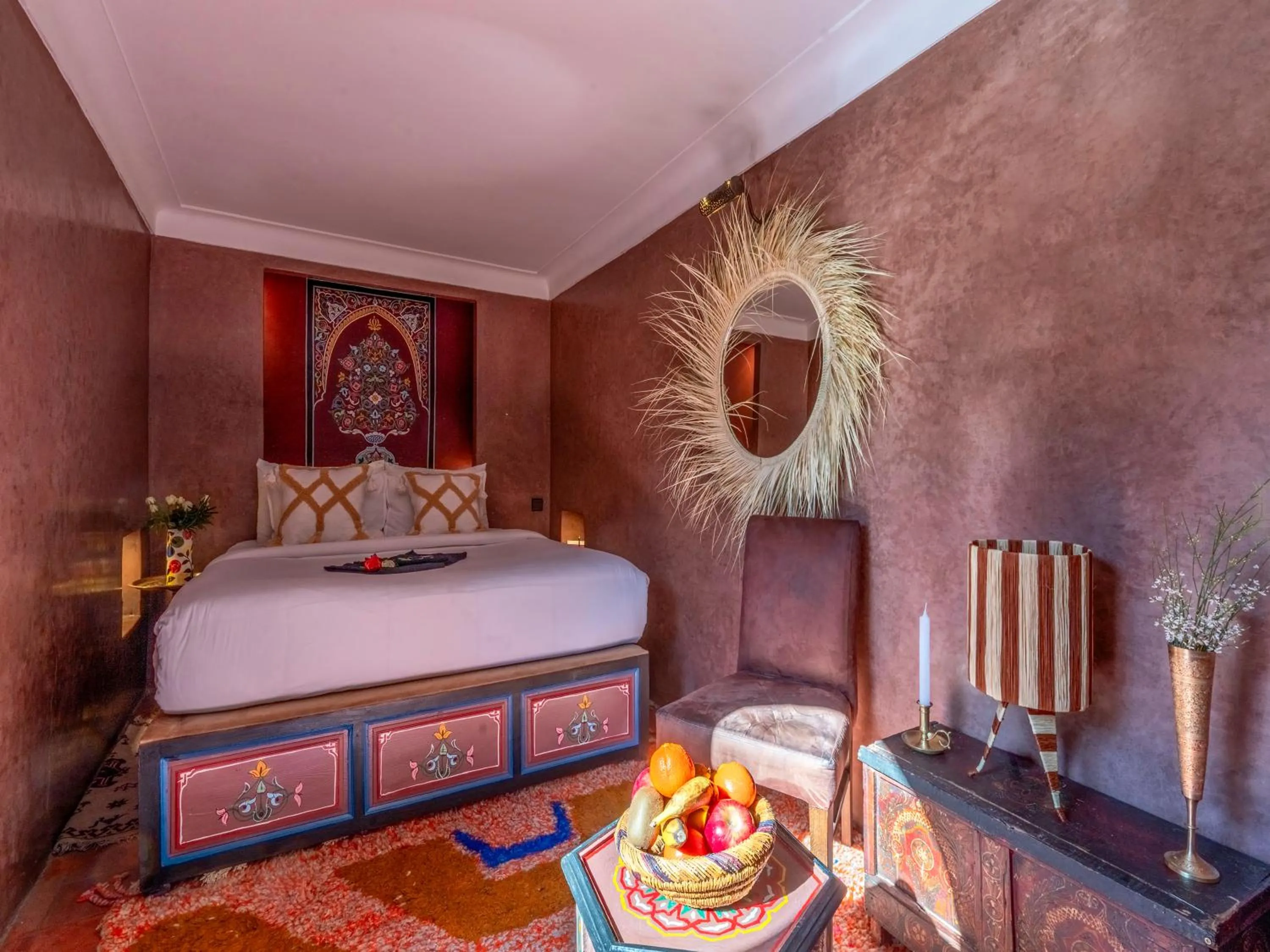 Bed in Riad Irhalne