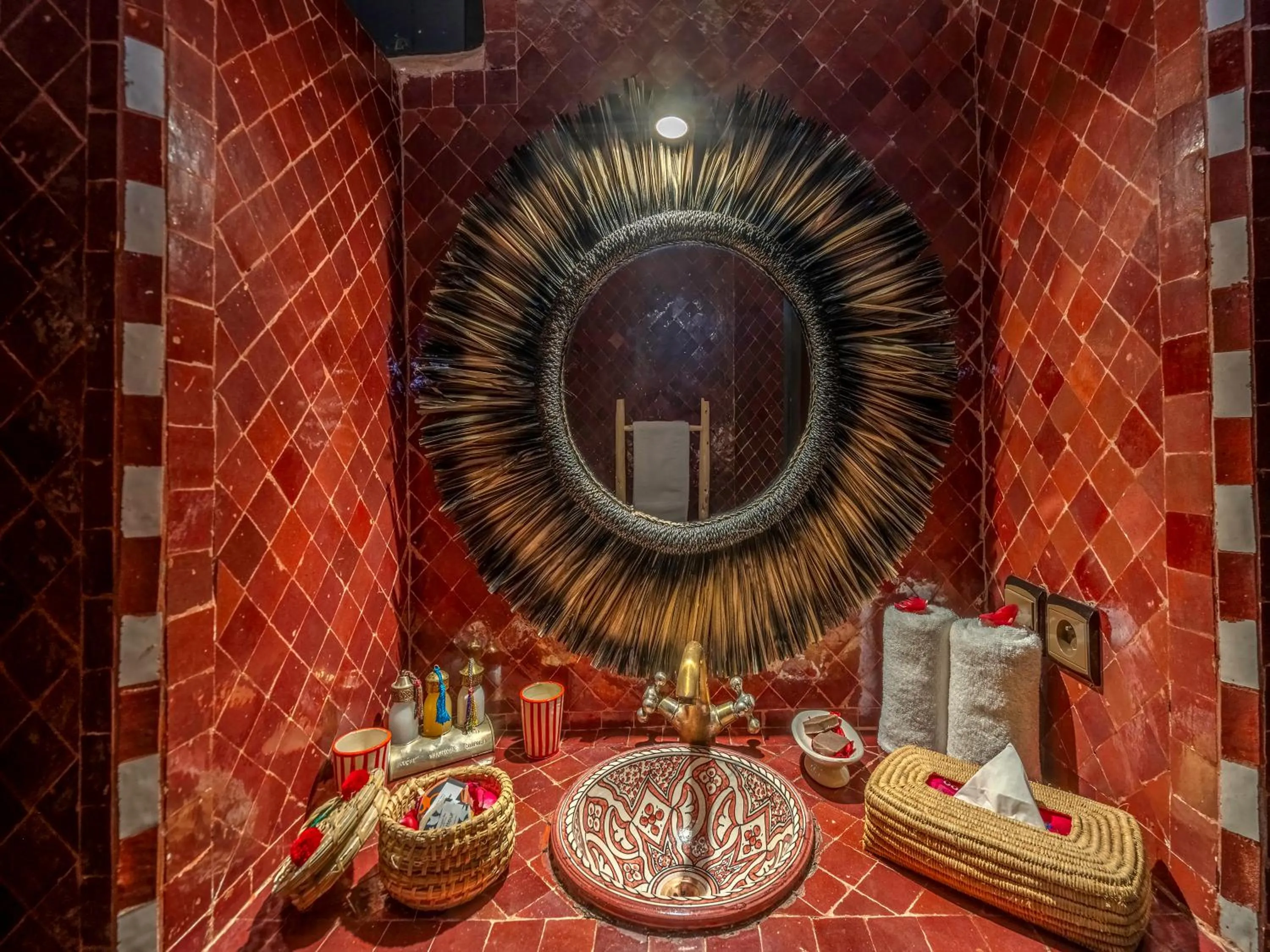 Bathroom in Riad Irhalne