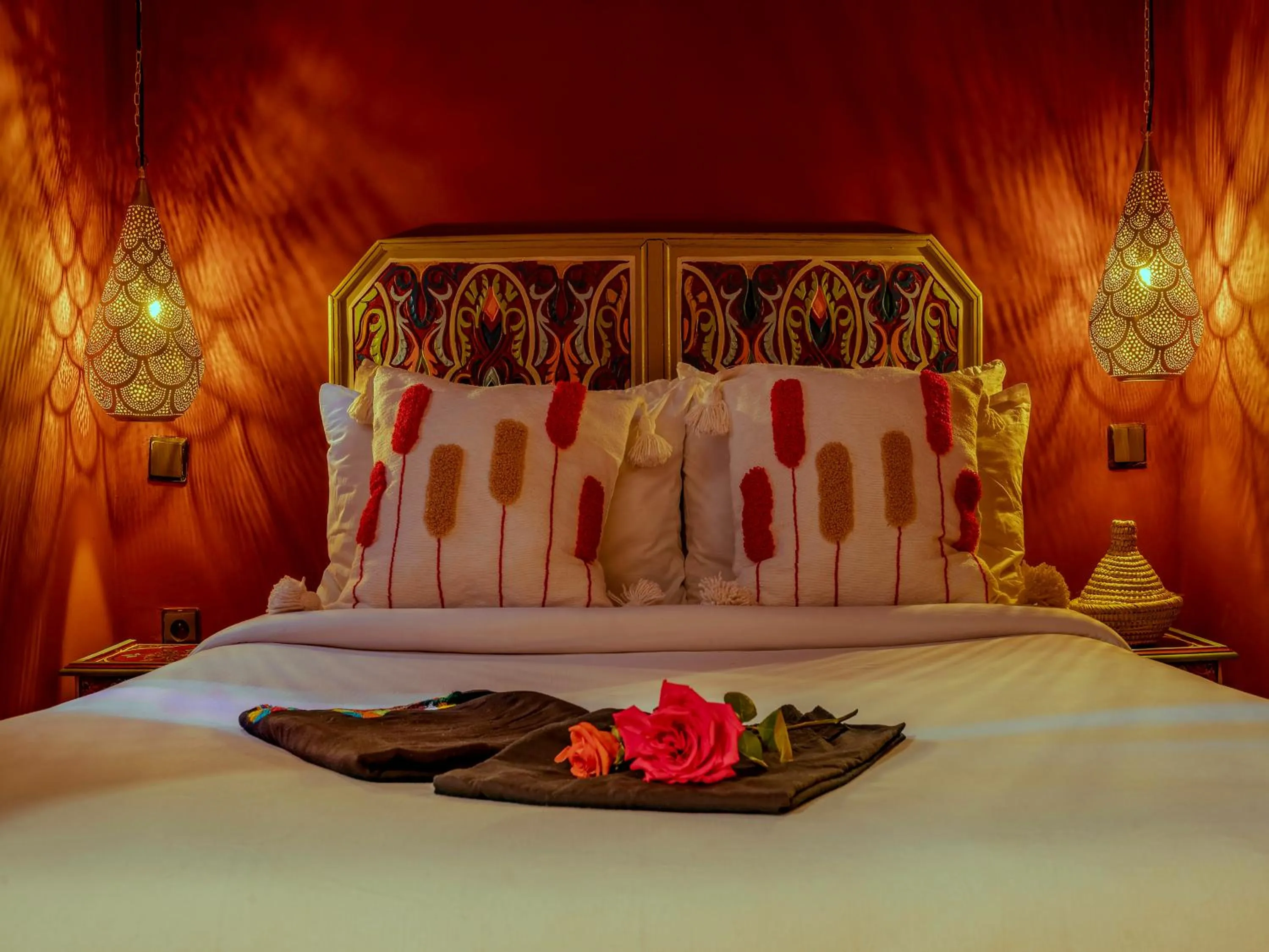 Bed in Riad Irhalne