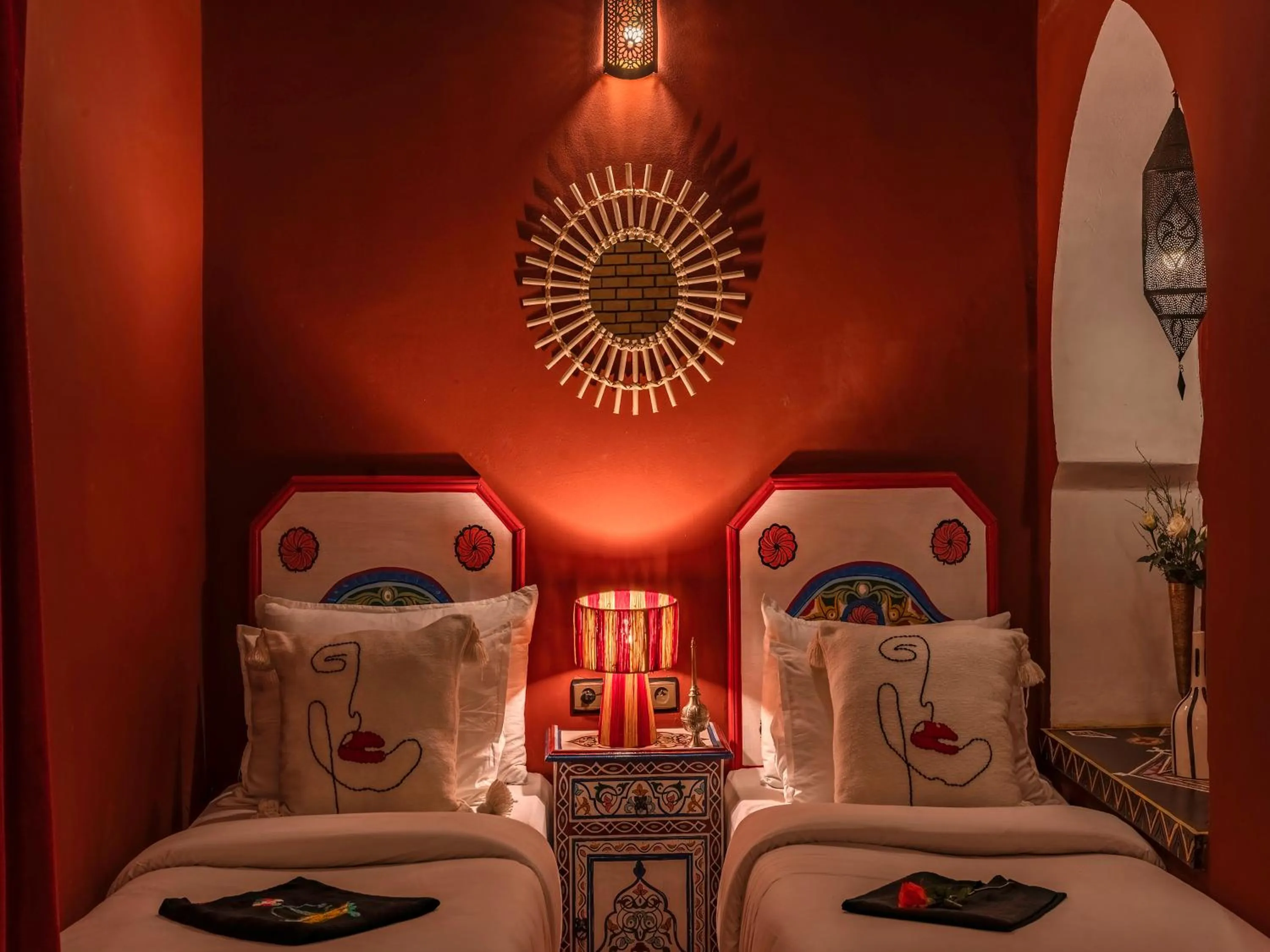 Bed in Riad Irhalne