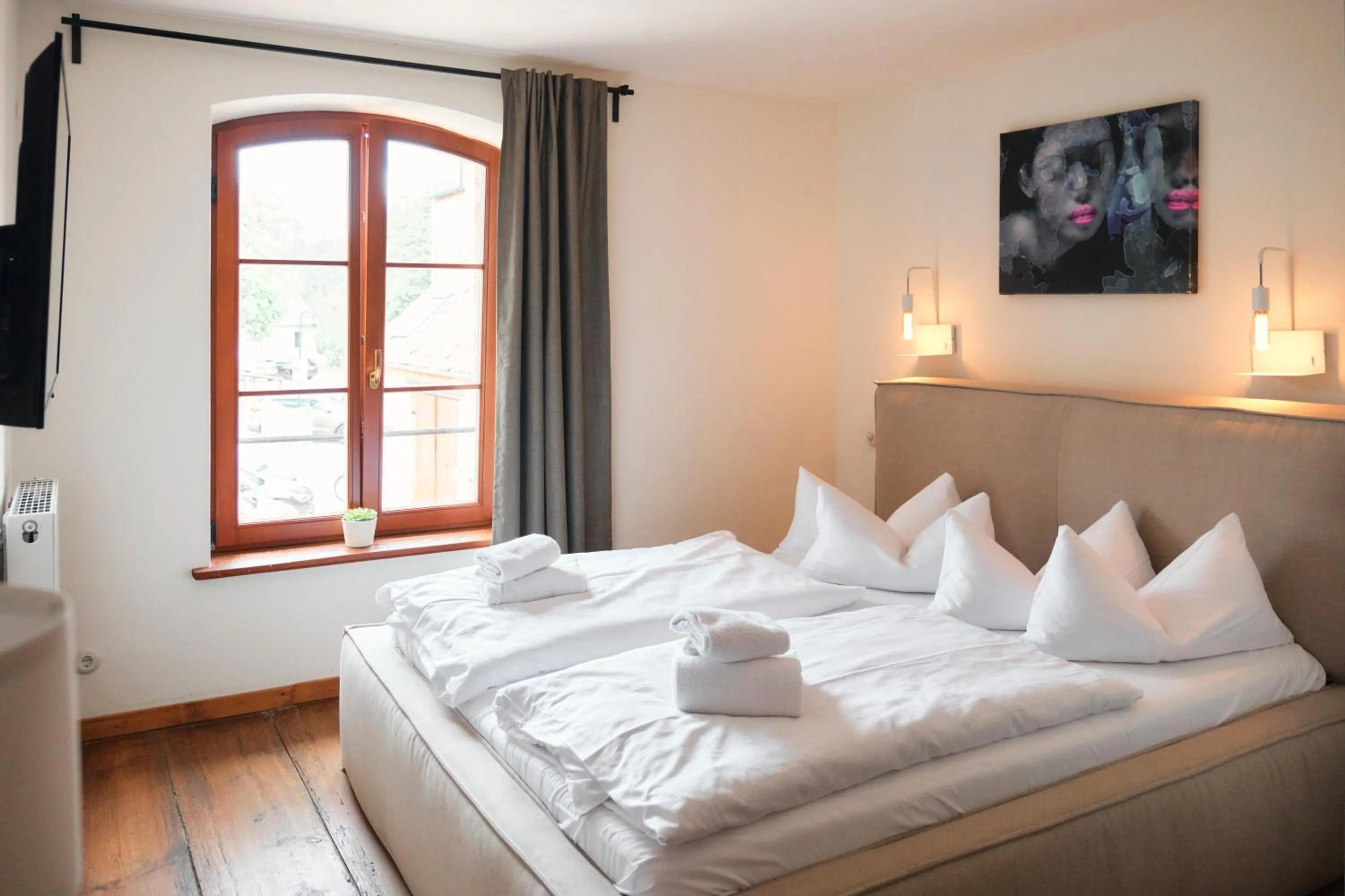 Bed in Mühle Tornow am Wentowsee